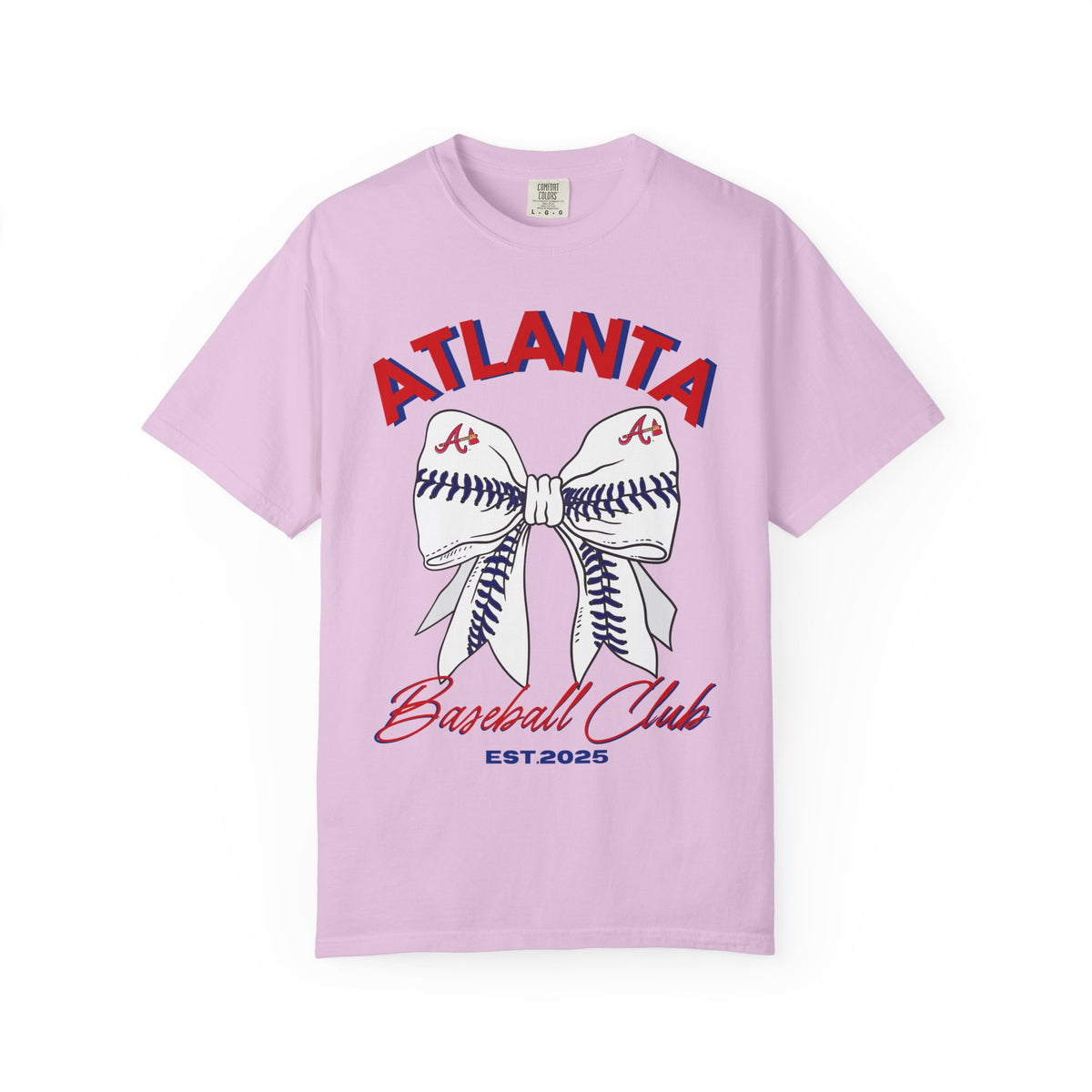 Atlanta Baseball Shirt | Baseball Bow Design | Tailgate Apparel | Braves Shirt | MLB | Game Day apparel | Ball Game | Sports Fan | Custom
