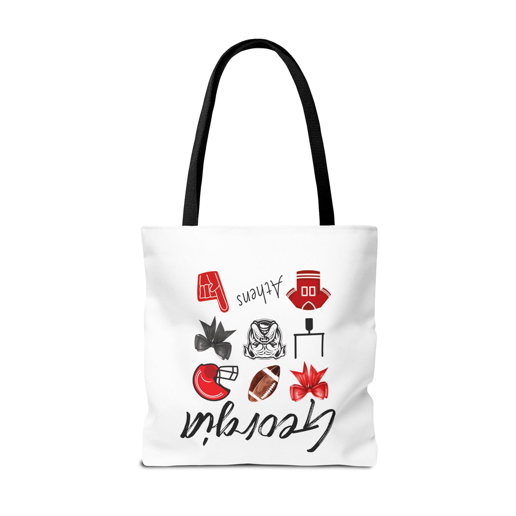 Georgia Bow Tote Bag | Gameday Bag | Boat Bag | Boat Tote | Gift Bag | Gifts for her | Bulldog Football | College | Tailgate decor| Athens