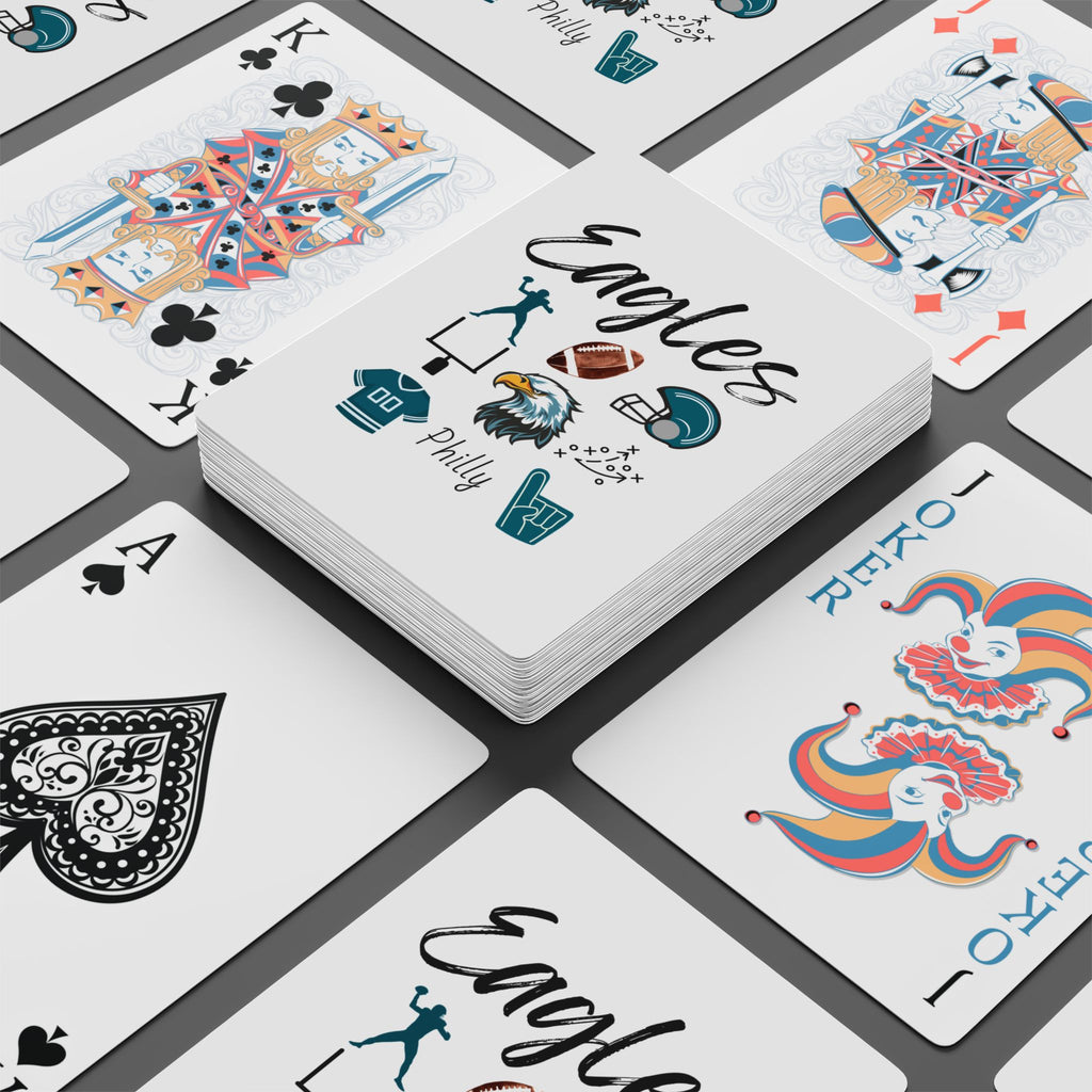 Eagles Football Poker Playing Cards | Tailgate Party | Gameday apparel | Football fan | Gift | Philadelphia | NFL gameday | College Football