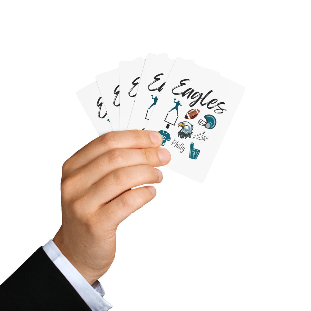 Eagles Football Poker Playing Cards | Tailgate Party | Gameday apparel | Football fan | Gift | Philadelphia | NFL gameday | College Football