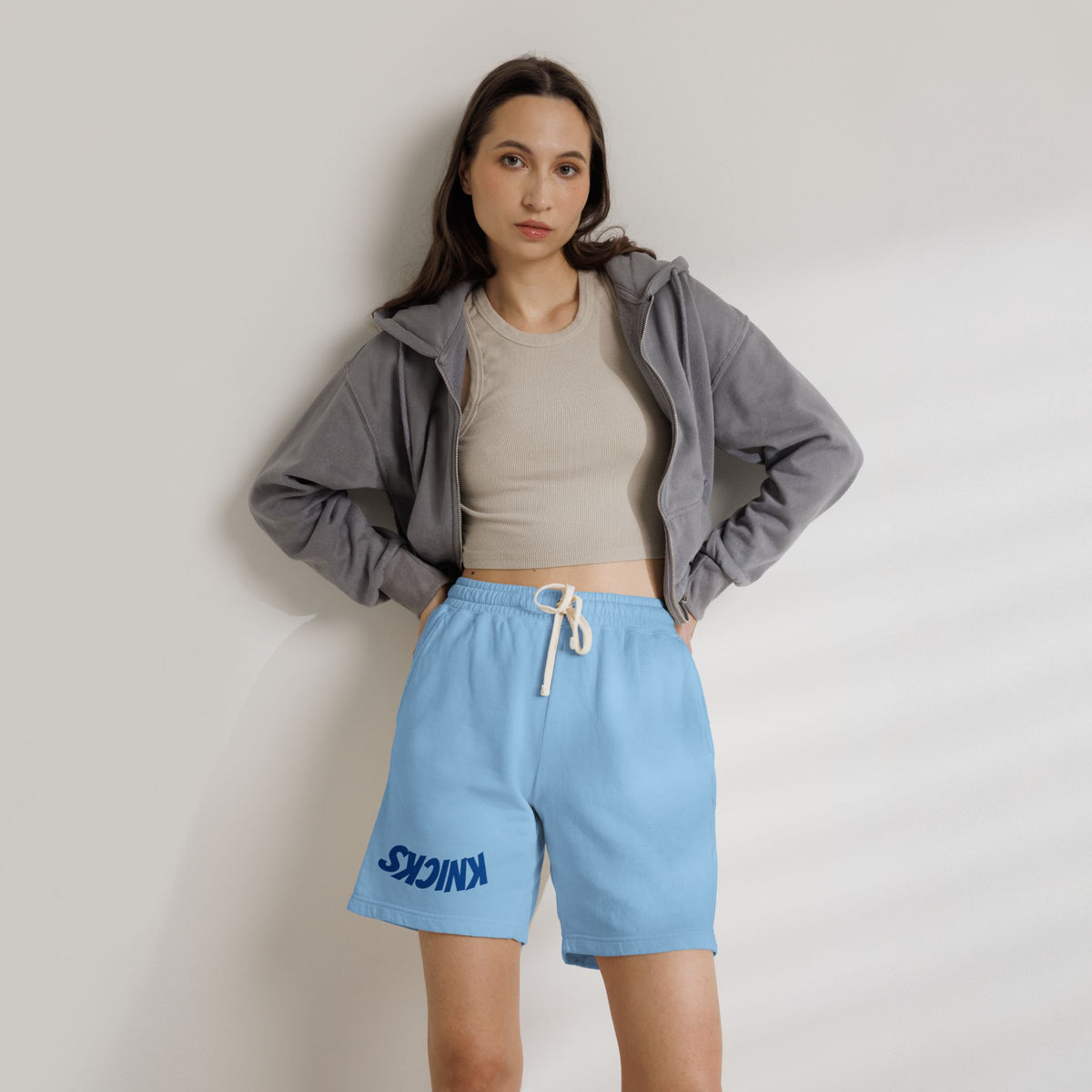New York Knicks Basketball Unisex Fleece Sweat Shorts | Sports Fan | NBA Apparel | Gameday | Loungewear | Gift for Him | Her | Team Merch