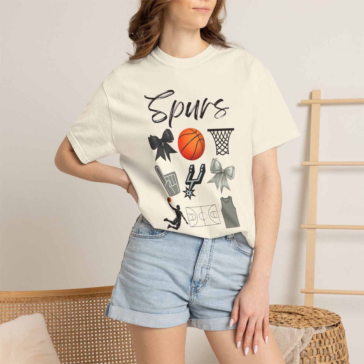 San Antonio Spurs Inspired Shirt | Gift for her | NBA Playoffs | Sports Apparel | Matching Shirts | Victor Wemby | Basketball tee | Texas