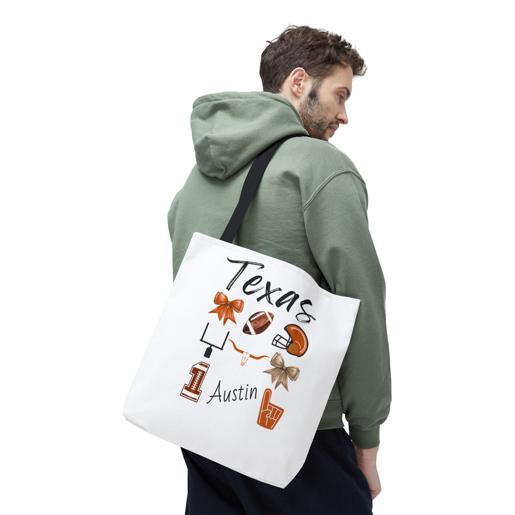 Texas Bow Tote Bag | Gameday Bag | Boat Bag | Boat and Tote | Gift Bag | Gifts for her | Texas Football | College | Tailgate decor| Austin
