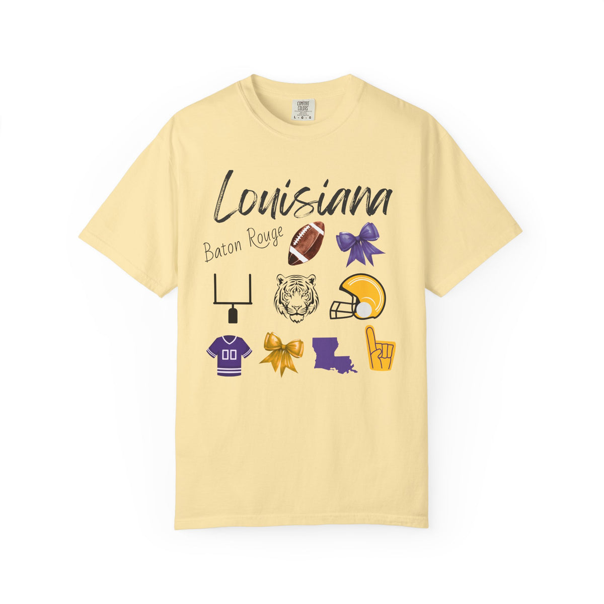 LSU Football Shirt | Gifts For Her | Geaux Tigers Apparel | Louisiana | Gameday Outfit | Tailgate Party | Baton Rouge | Mardi Gras | Tee
