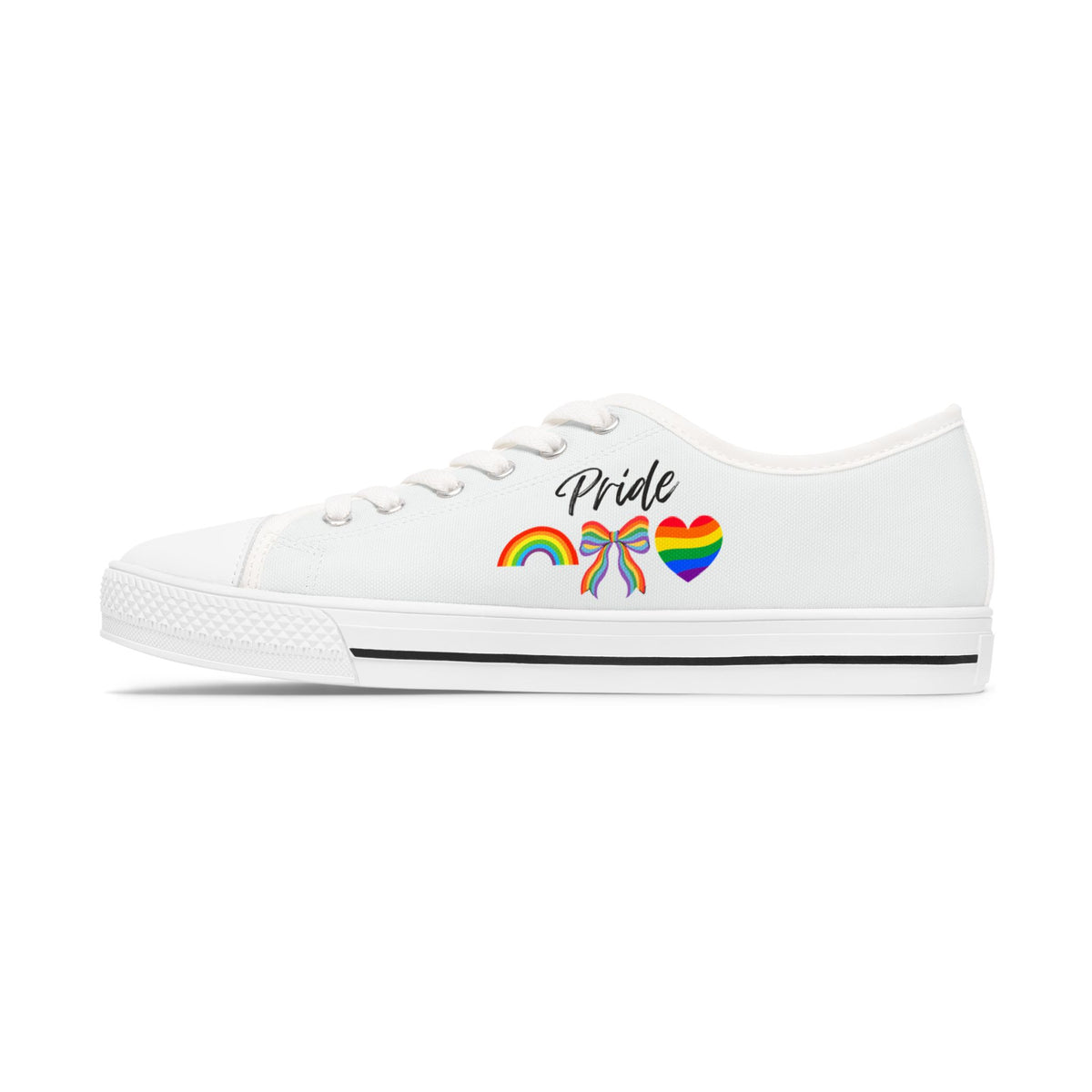 Pride Month Canvas Sneakers | Shoes for Women | Gay Pride Gift | Rainbow Design | Gift for him | LGBTQ |Unisex