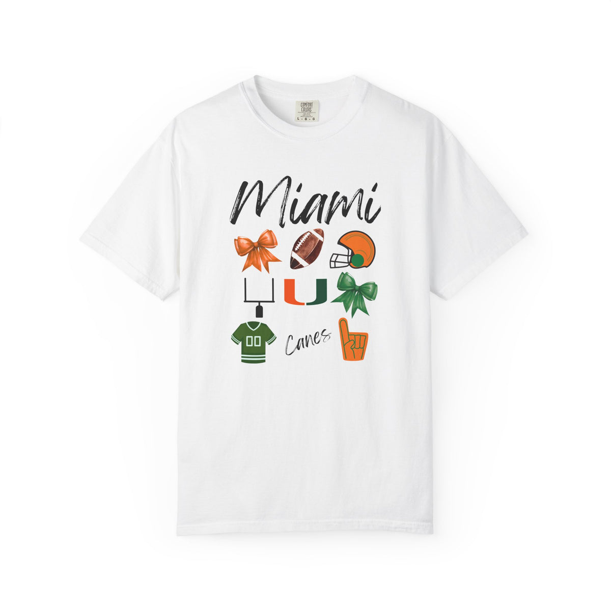 Miami Football Shirt | Gifts For Her | Hurricanes Apparel | Dolphins Fan | Gameday Outfit | Tailgate Party | Carson Beck | Florida | Canes