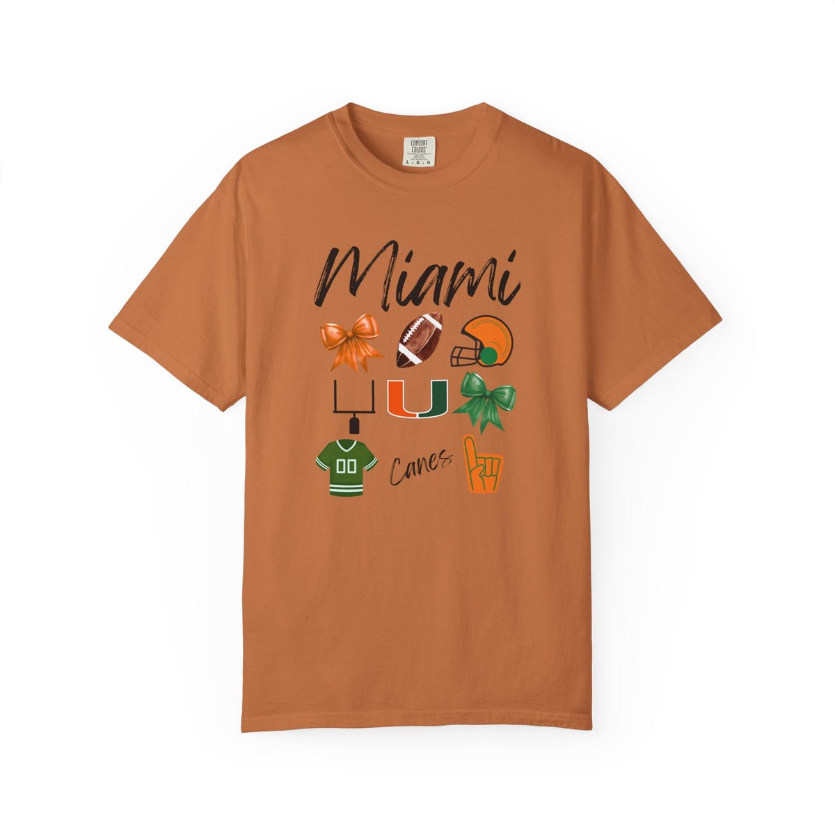 Miami Football Shirt | Gifts For Her | Hurricanes Apparel | Dolphins Fan | Gameday Outfit | Tailgate Party | Carson Beck | Florida | Canes