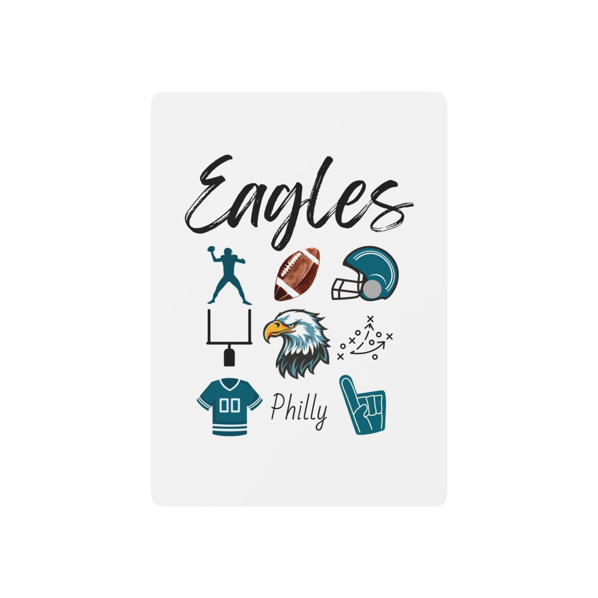 Eagles Football Poker Playing Cards | Tailgate Party | Gameday apparel | Football fan | Gift | Philadelphia | NFL gameday | College Football
