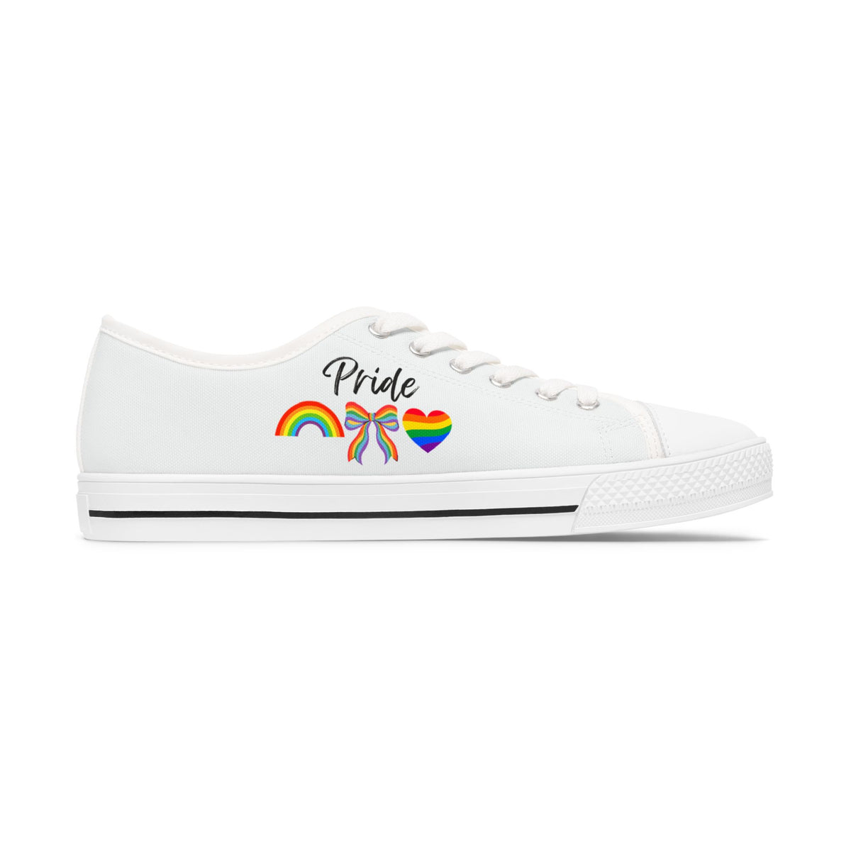 Pride Month Canvas Sneakers | Shoes for Women | Gay Pride Gift | Rainbow Design | Gift for him | LGBTQ |Unisex