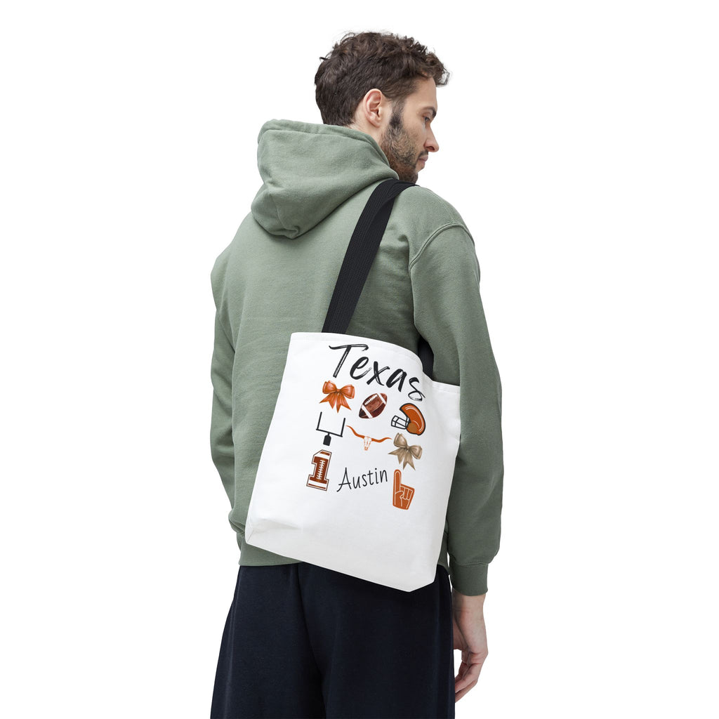 Texas Bow Tote Bag | Gameday Bag | Boat Bag | Boat and Tote | Gift Bag | Gifts for her | Texas Football | College | Tailgate decor| Austin