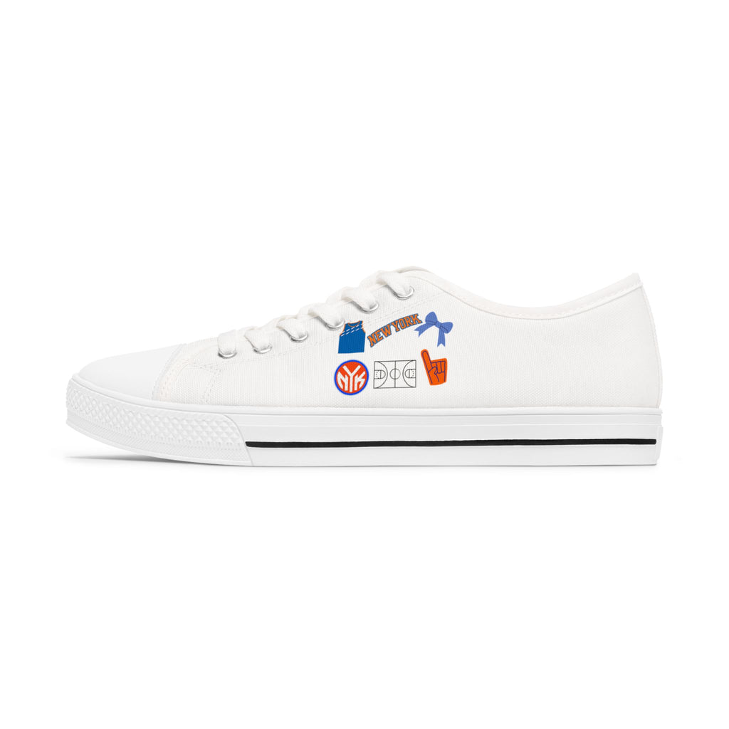 New York Knicks Gameday Shoes | Basketball | NBA Apparel | Matching Shoes | Gift for her | Fan | Canvas Sneakers