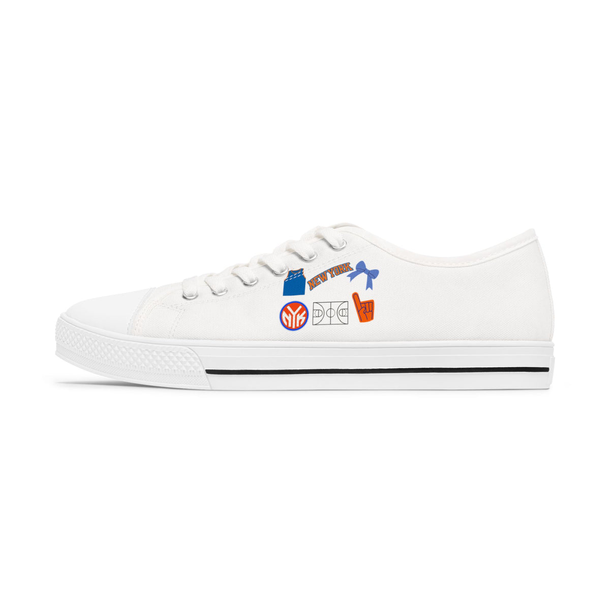 New York Knicks Gameday Shoes | Basketball | NBA Apparel | Matching Shoes | Gift for her | Fan | Canvas Sneakers