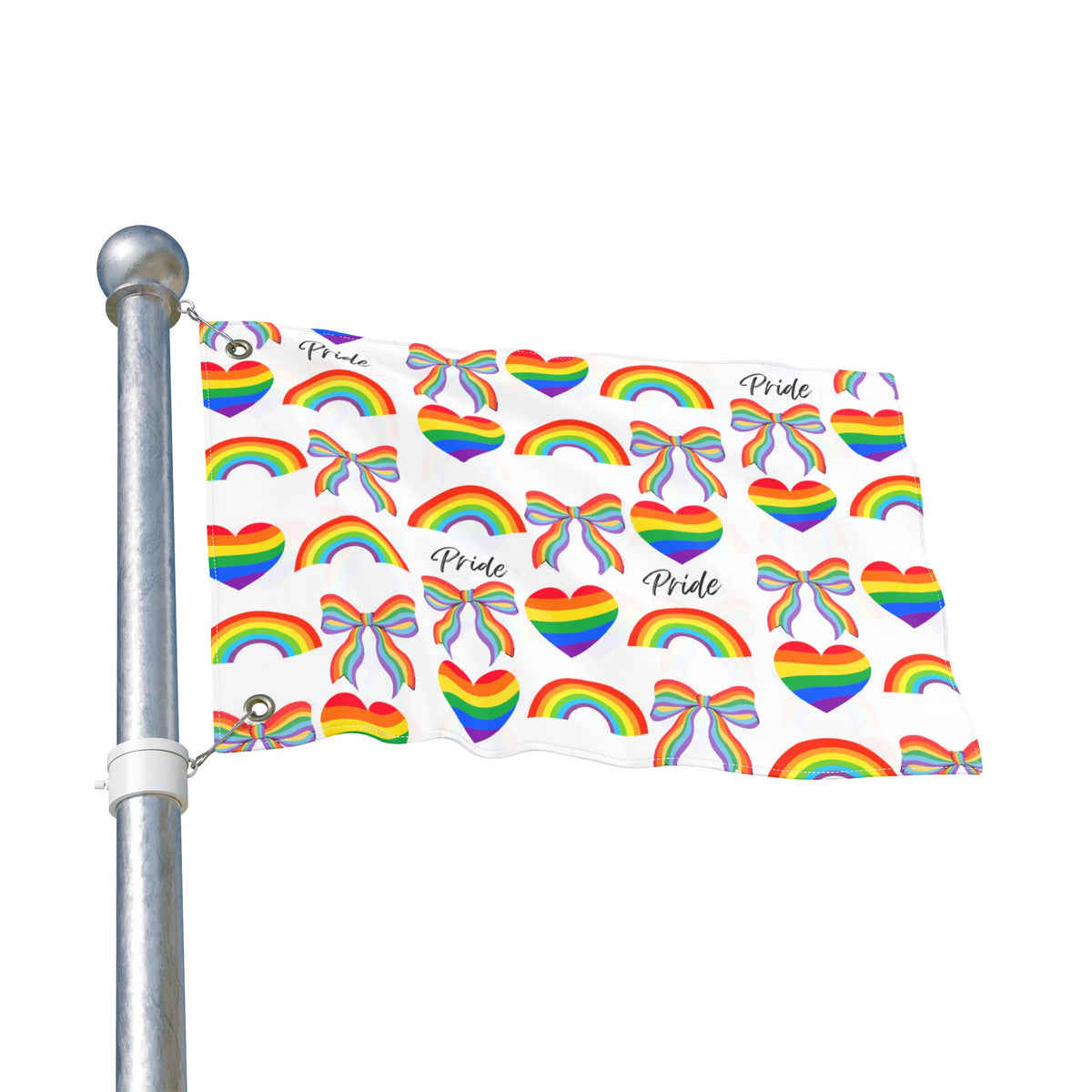Gay Pride Double Sided Flag | LGBT | Home Decor | Festive | Party Supplies | Queer | Love | Rainbow | Drag Show | Lesbian | Parade