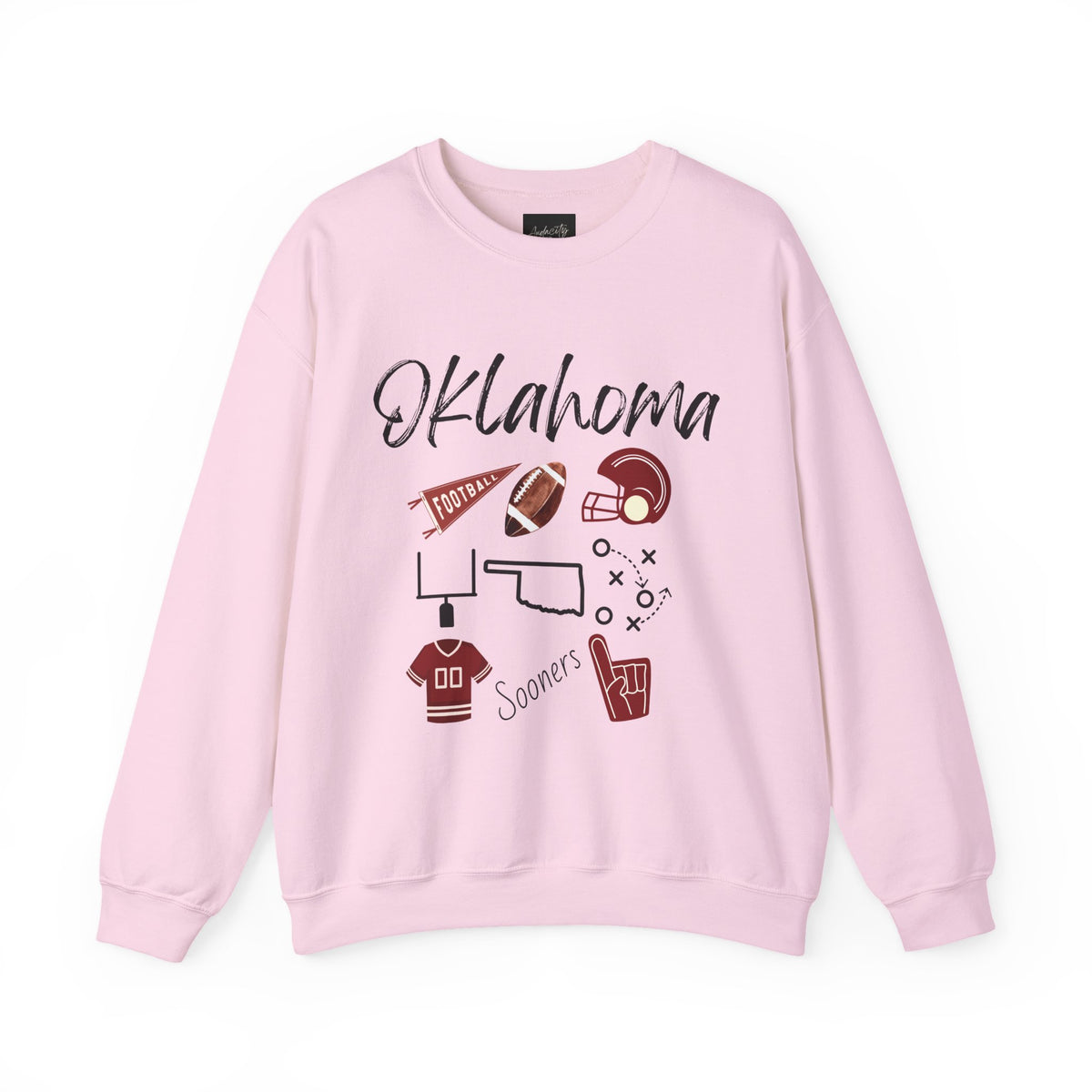 Oklahoma Football Sweatshirt | Gift | Sooners Football Fan | Tailgate Party | College Football | Norman, OK | Gameday Apparel | SEC Champs
