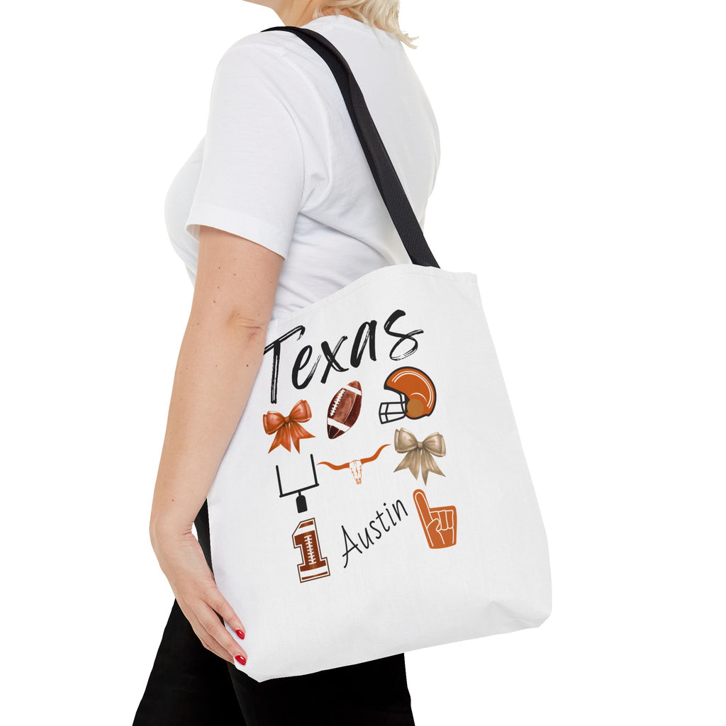 Texas Bow Tote Bag | Gameday Bag | Boat Bag | Boat and Tote | Gift Bag | Gifts for her | Texas Football | College | Tailgate decor| Austin