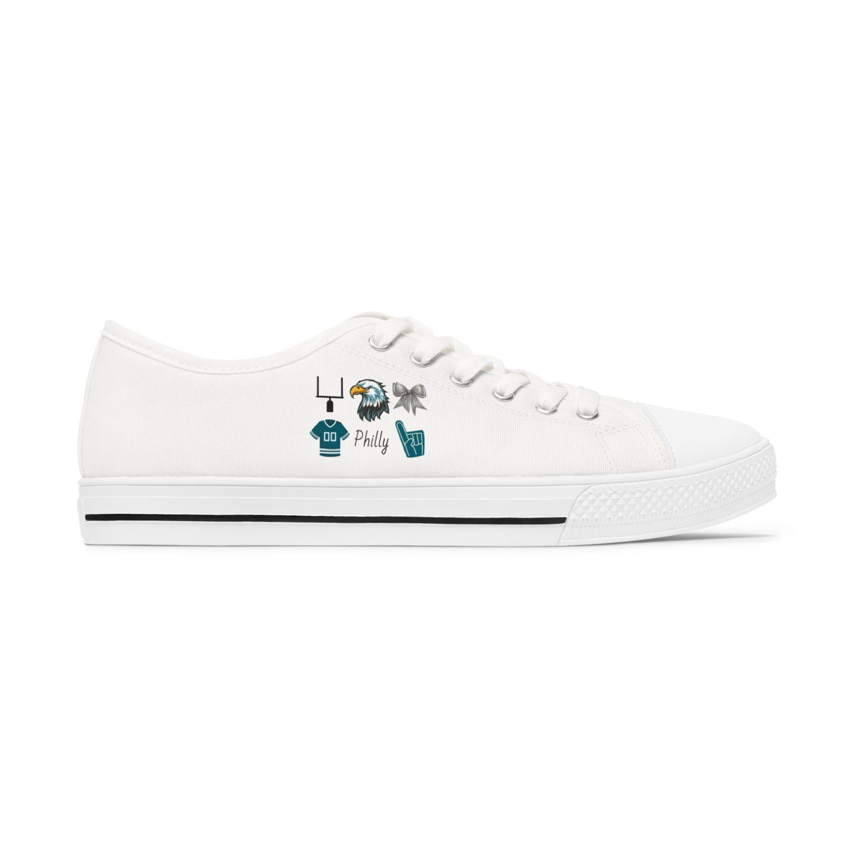 Philadelphia Football Gameday Shoes | Tailgate Party | NFL Football Apparel | Football Fan | Gameday outfit | Matching Shoes | Sports Fan