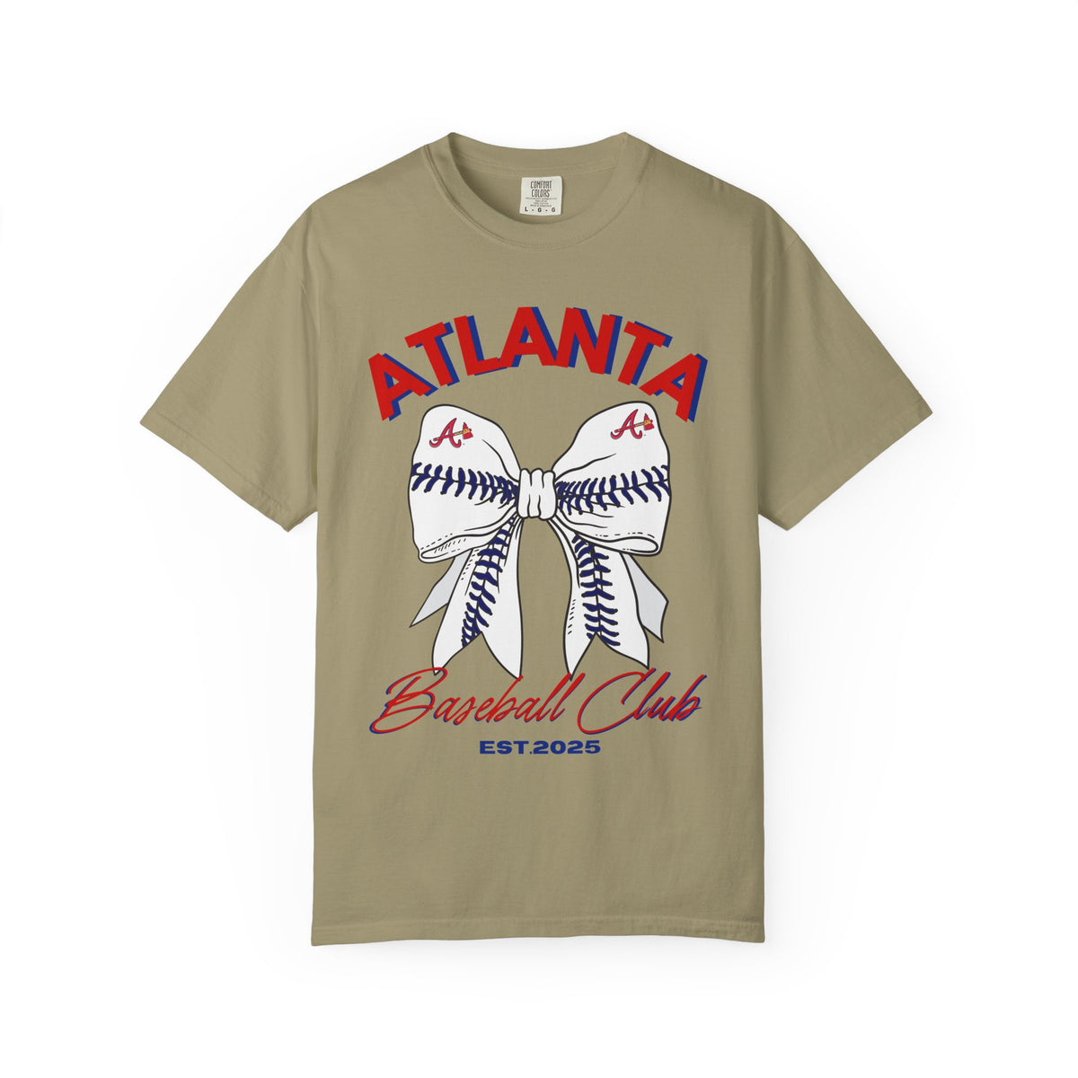 Atlanta Baseball Shirt | Baseball Bow Design | Tailgate Apparel | Braves Shirt | MLB | Game Day apparel | Ball Game | Sports Fan | Custom