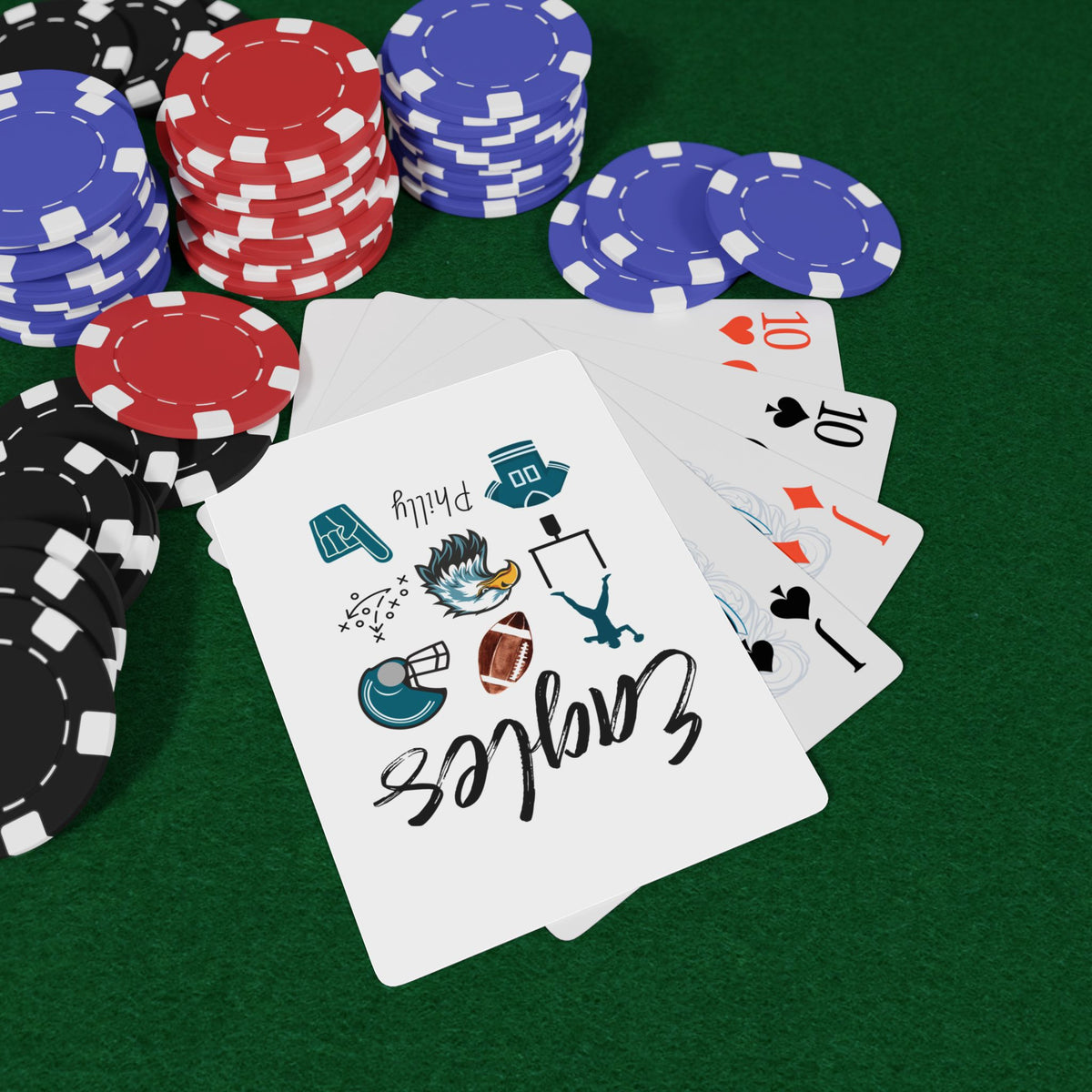 Eagles Football Poker Playing Cards | Tailgate Party | Gameday apparel | Football fan | Gift | Philadelphia | NFL gameday | College Football