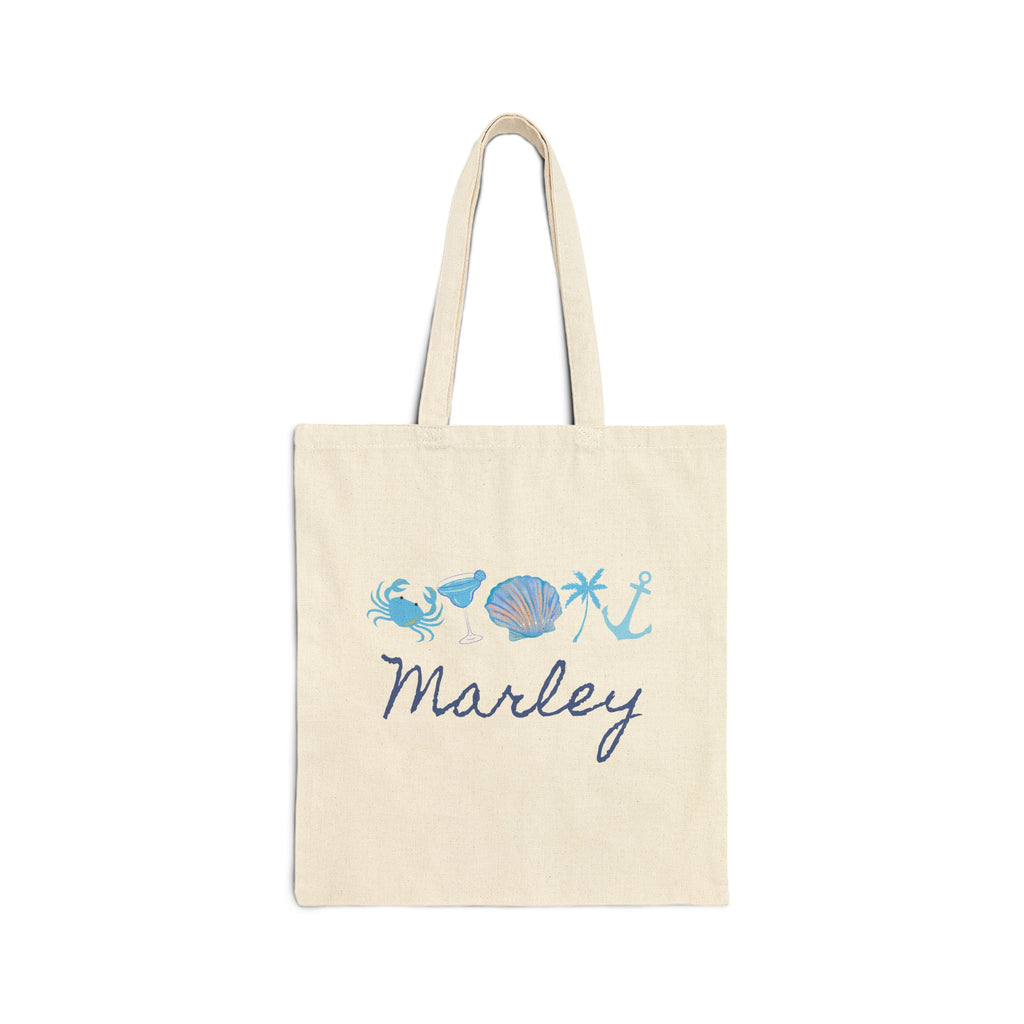Coastal Canvas Tote bag | Beach Bag | Boat Tote | Lake Bag | Summer | Pool Essentials | Travel | Gift For Her | Graduation | Personalized