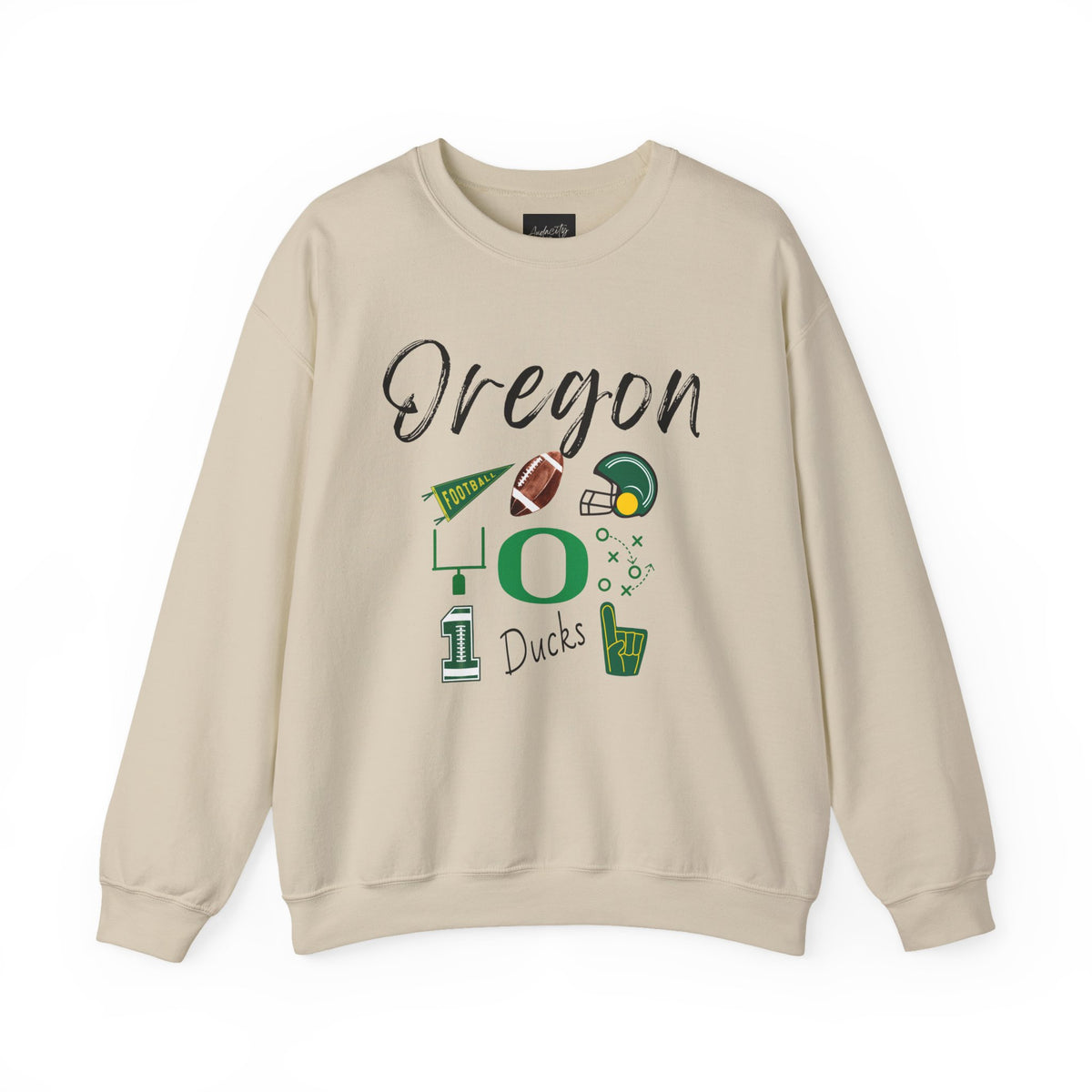 Oregon Football Sweatshirt | Gift | Eugene | Tailgate Party | College Football | Ducks Football Fan | Gameday Apparel | Autzen Stadium