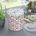 Alabama Football Inspired Ice Bucket with Tongs | Roll Tide | Tailgate Party | Lake | Boat Icons Party Cooler