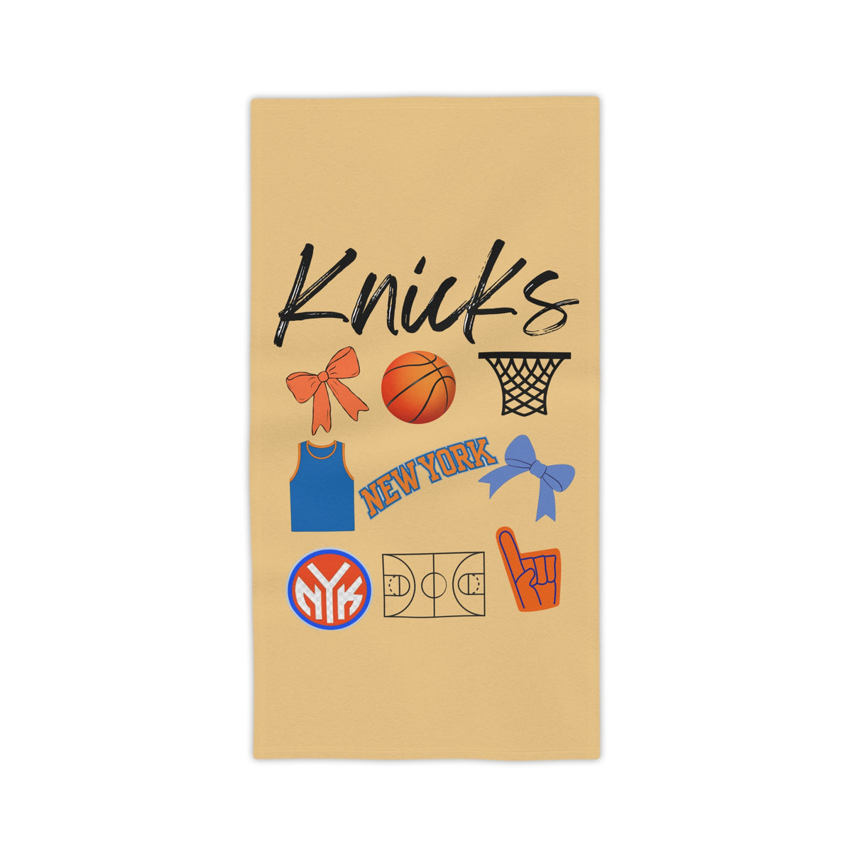 New York Knicks Beach Towel | NYC | Basketball | Yacht | Beach Essentials | NBA Apparel | Boat Tote | Poolside | Custom Gift | AAU Team