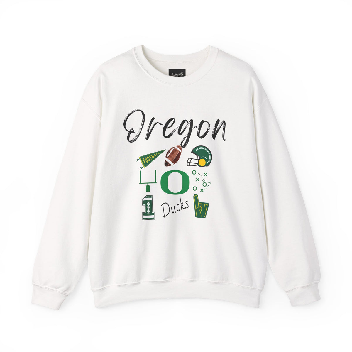 Oregon Football Sweatshirt | Gift | Eugene | Tailgate Party | College Football | Ducks Football Fan | Gameday Apparel | Autzen Stadium