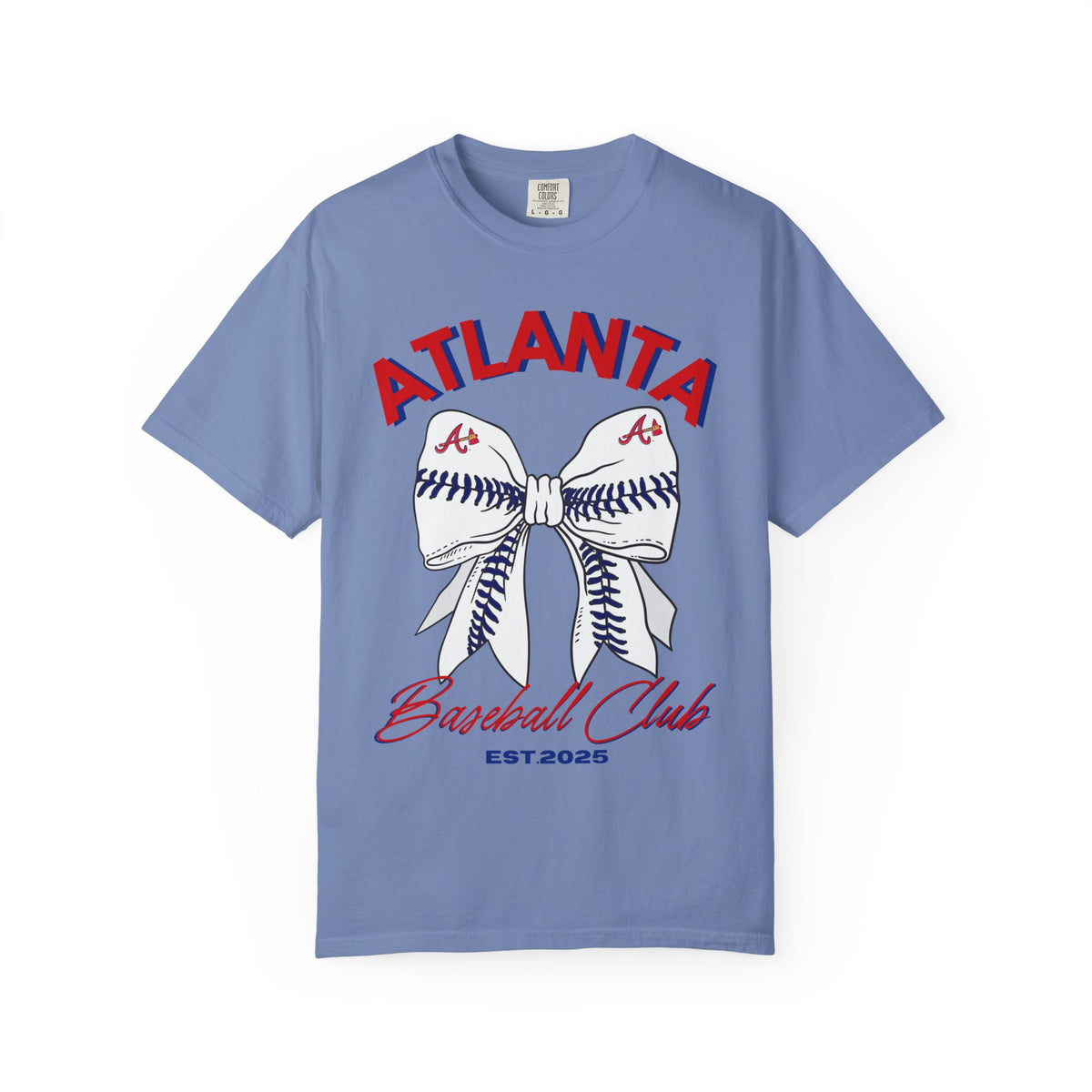 Atlanta Baseball Shirt | Baseball Bow Design | Tailgate Apparel | Braves Shirt | MLB | Game Day apparel | Ball Game | Sports Fan | Custom