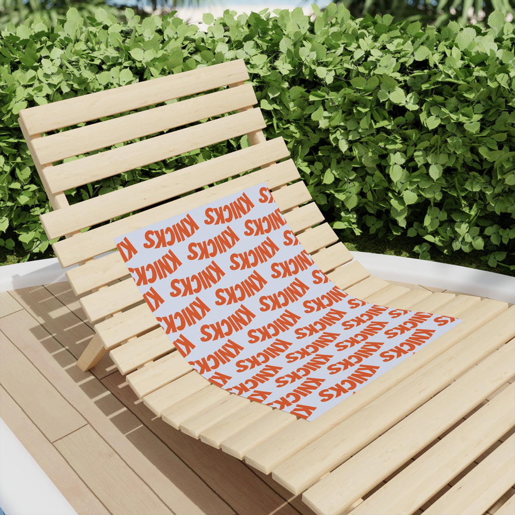 New York Knicks Beach Towel | NYC | Basketball | Yacht | Beach Essentials | NBA Apparel | Boat Tote | Poolside | Custom Gift for her