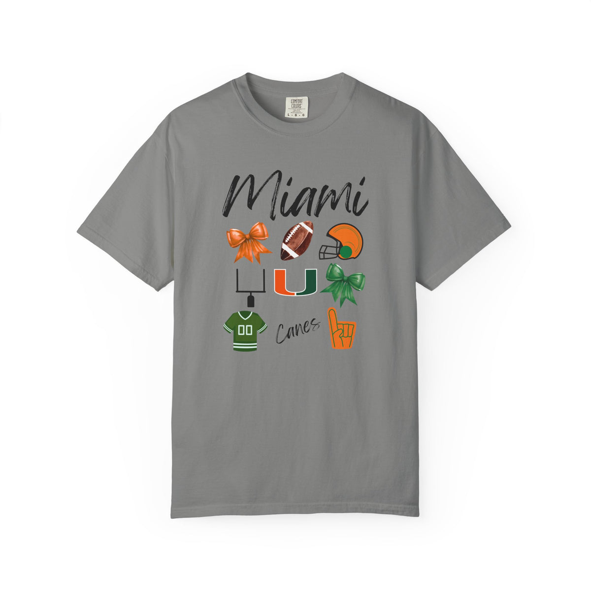 Miami Football Shirt | Gifts For Her | Hurricanes Apparel | Dolphins Fan | Gameday Outfit | Tailgate Party | Carson Beck | Florida | Canes