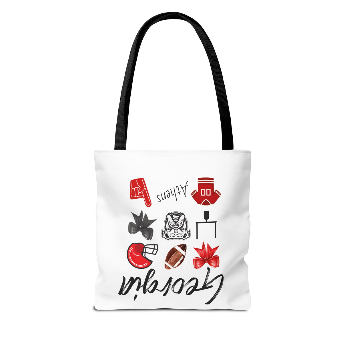 Georgia Bow Tote Bag | Gameday Bag | Boat Bag | Boat Tote | Gift Bag | Gifts for her | Bulldog Football | College | Tailgate decor| Athens