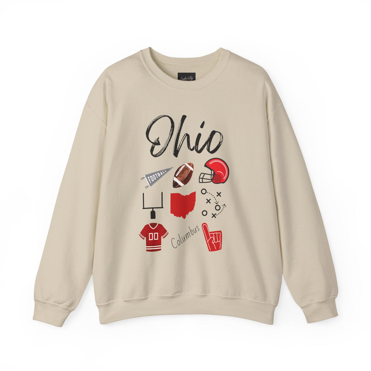 Ohio Football Sweatshirt | Buckeye | Gift | Columbus | College Football | Gameday Apparel | Tailgate Party | Game Day shirt | Ohio Fan
