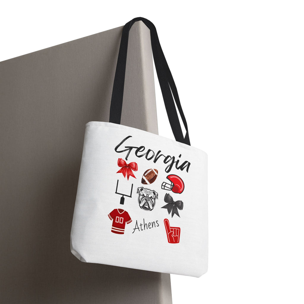 Georgia Bow Tote Bag | Gameday Bag | Boat Bag | Boat Tote | Gift Bag | Gifts for her | Bulldog Football | College | Tailgate decor| Athens