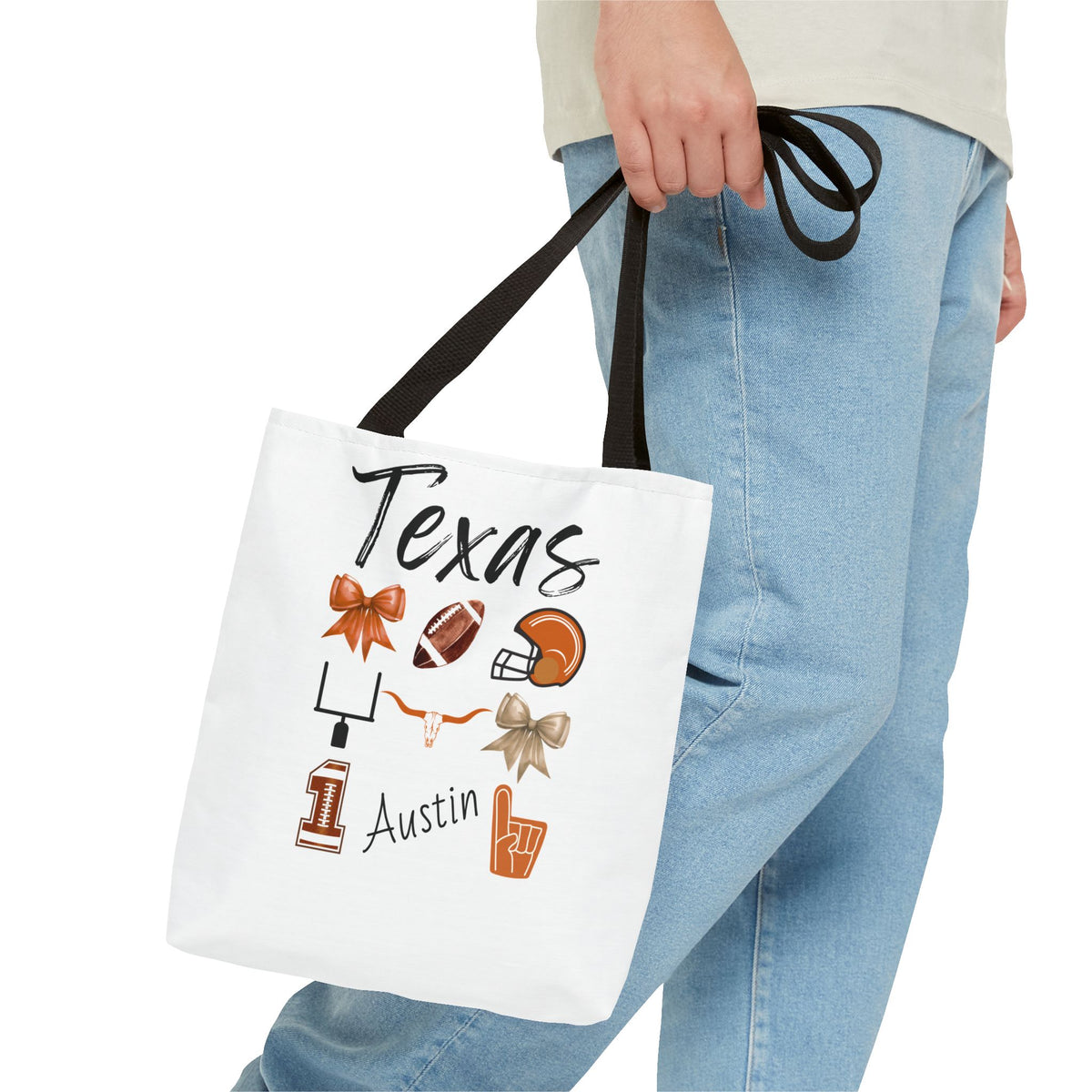 Texas Bow Tote Bag | Gameday Bag | Boat Bag | Boat and Tote | Gift Bag | Gifts for her | Texas Football | College | Tailgate decor| Austin