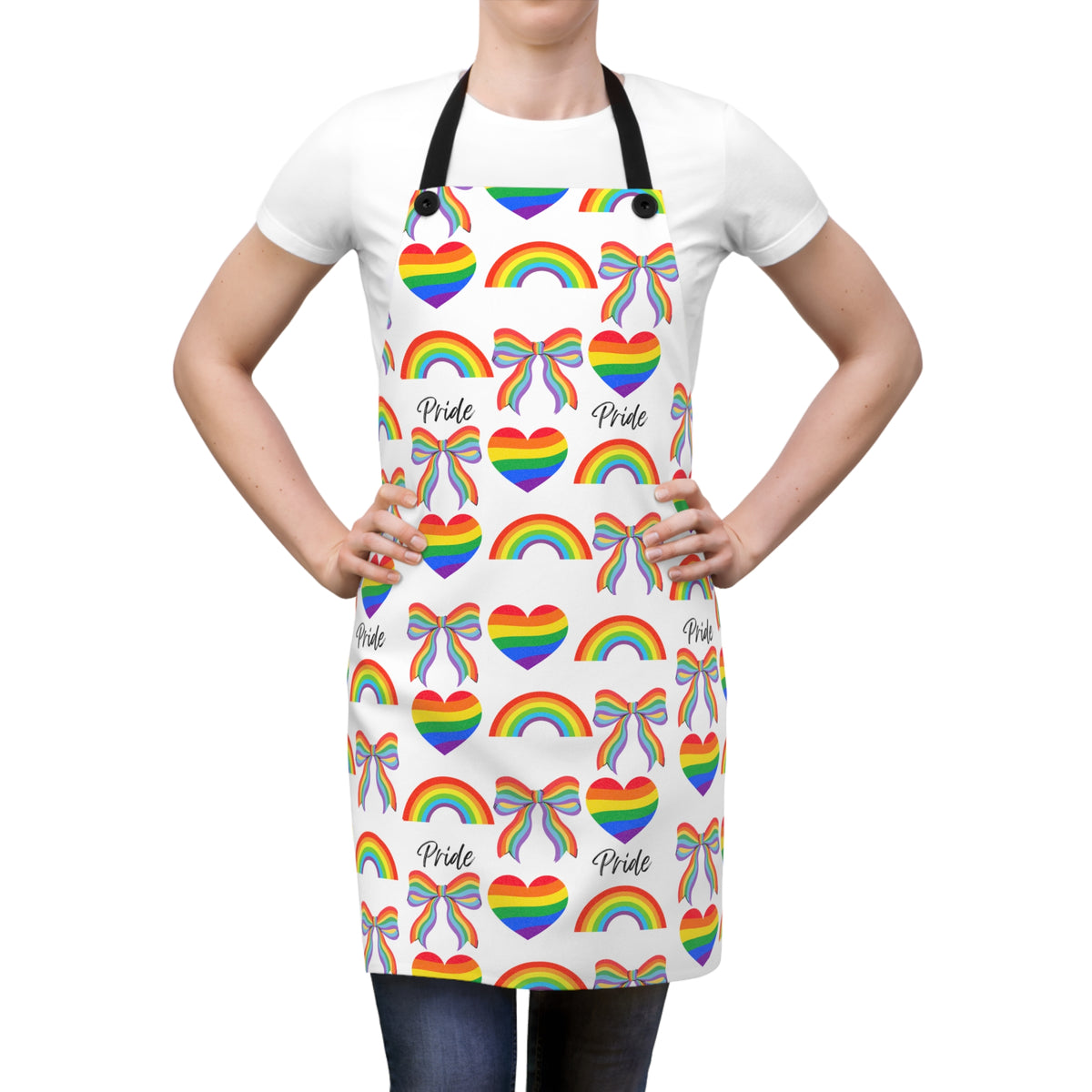Gay Pride Kitchen Apron | LGBT | Party | Parade | Home Decor | Kitchen Decor | Unisex Chef Apron | Grill Master | BBQ
