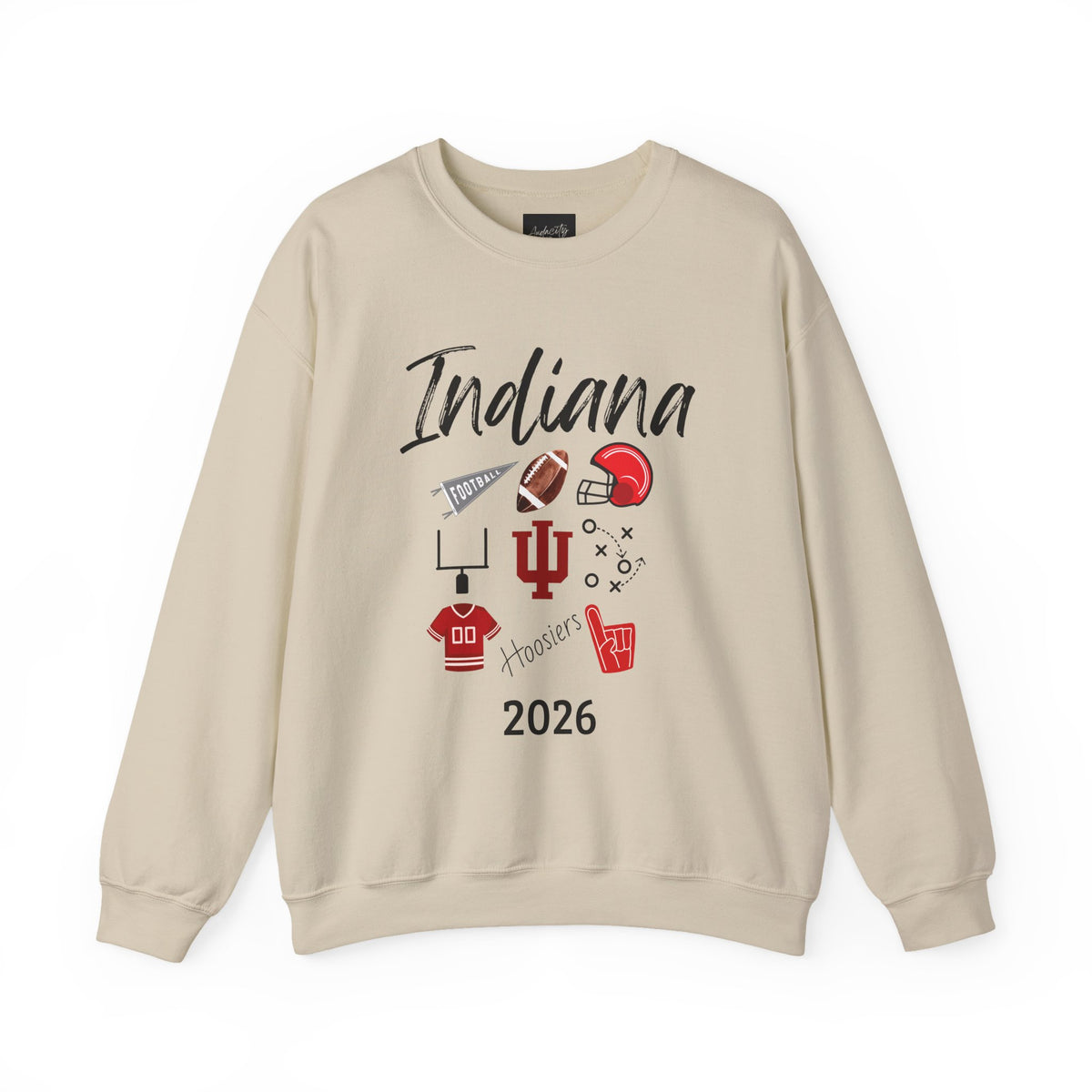 Indiana Football Sweatshirt | Hoosiers | Football Fan | National Championship | College | Tailgate Party  | Gameday Apparel | Bloomington