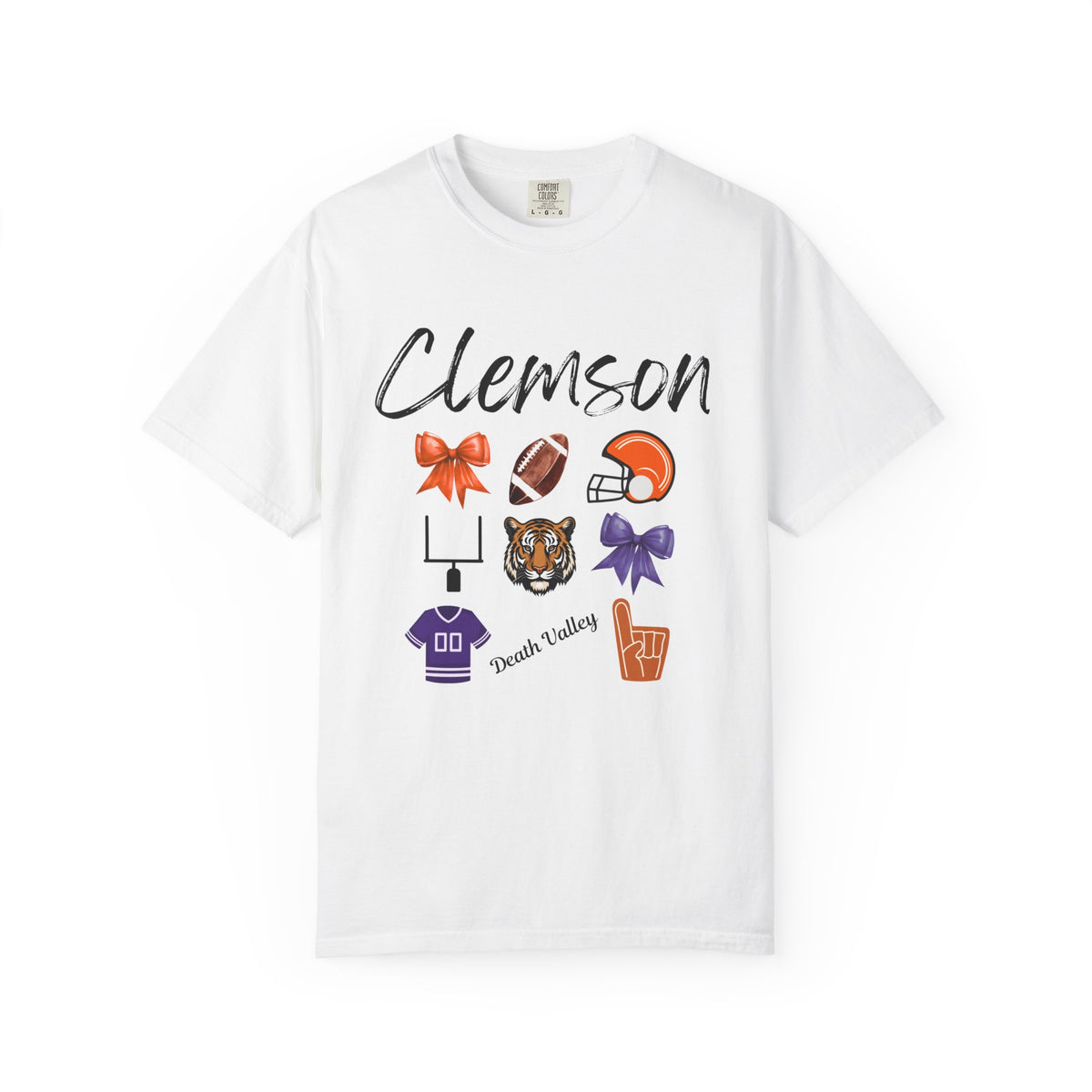 Clemson Inspired Shirt | Gifts For Her | Tigers Football Fan | South Carolina | Purple and Orange | Gameday Tee | Tailgate Party | College