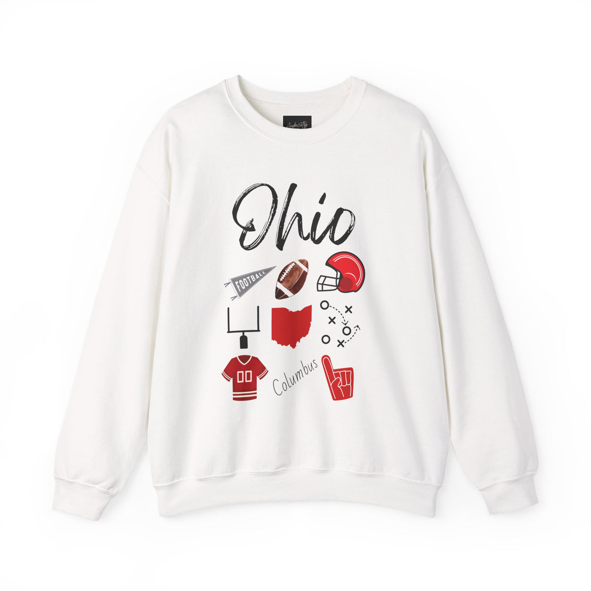 Ohio Football Sweatshirt | Buckeye | Gift | Columbus | College Football | Gameday Apparel | Tailgate Party | Game Day shirt | Ohio Fan