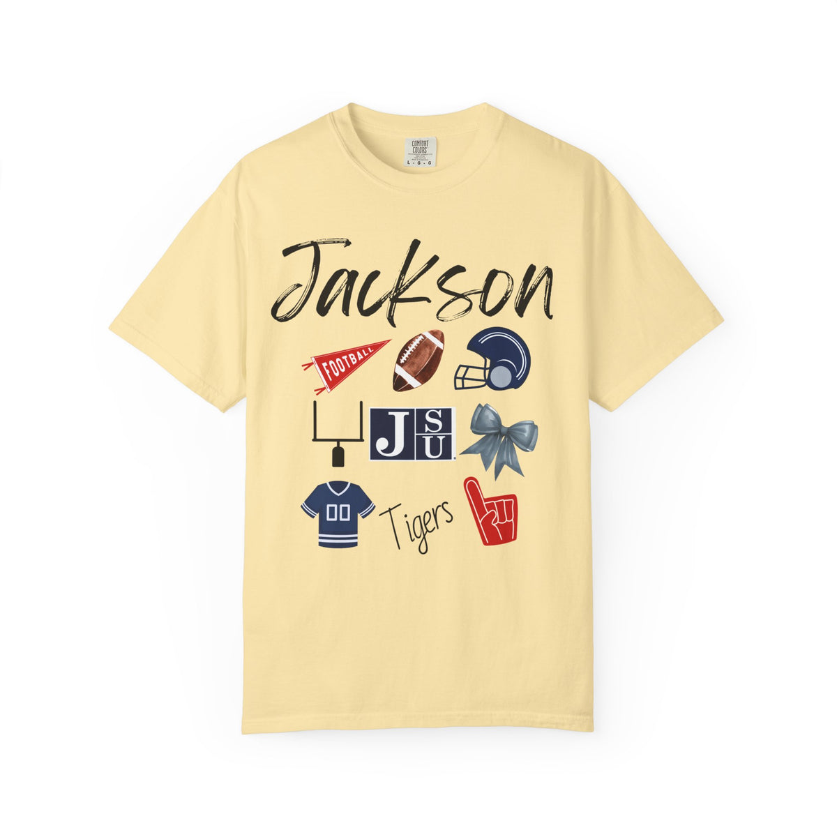 Jackson State University Football Shirt | Gifts For Her | Tiger Football | Homecoming | HBCU | Tailgate Party | HBCU Apparel | Sorority