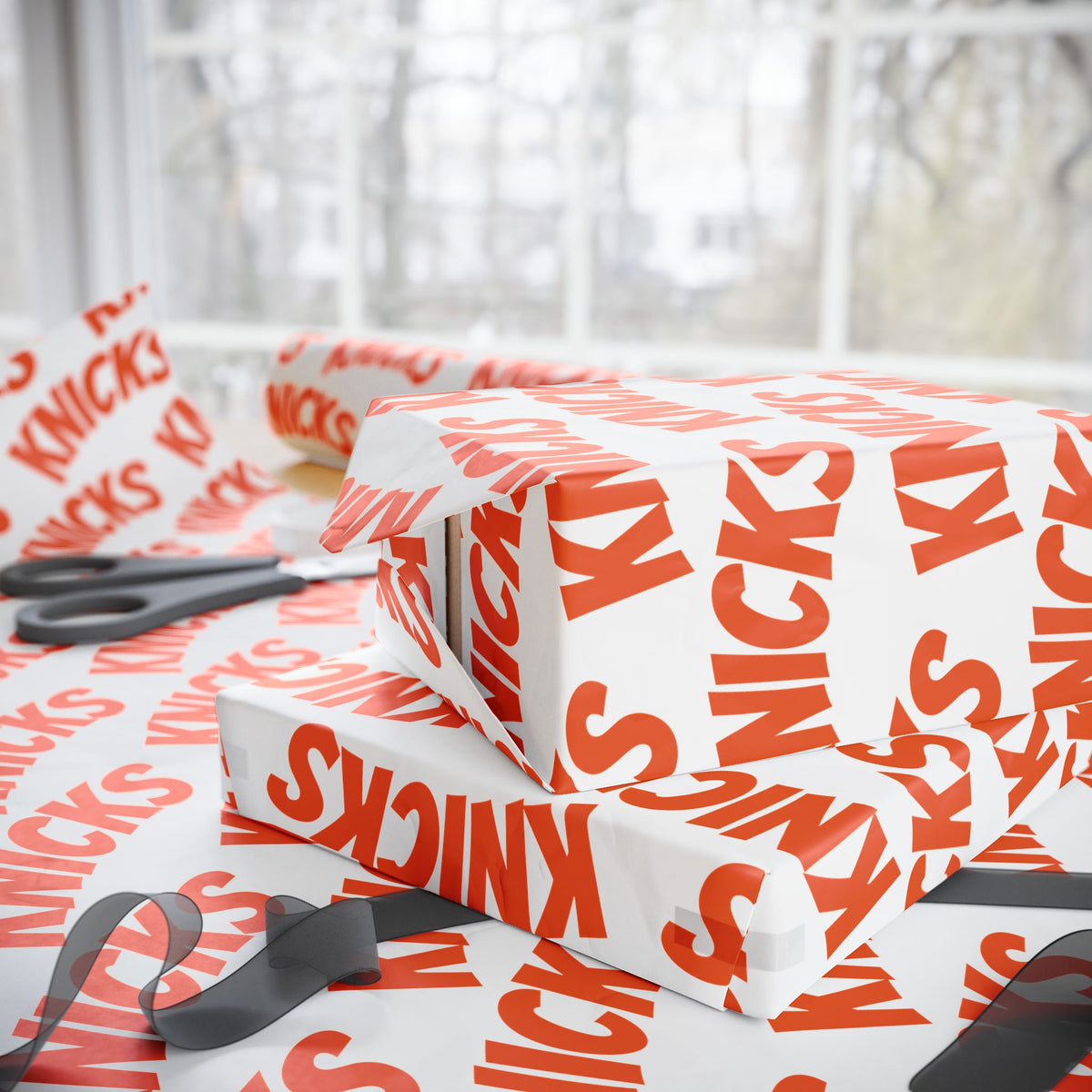 New York Knicks Wrapping Paper| Basketball | Gift for Him | Tailgate Party, Christmas Gift Wrap , Gameday Apparel, NBA Fan | Birthday