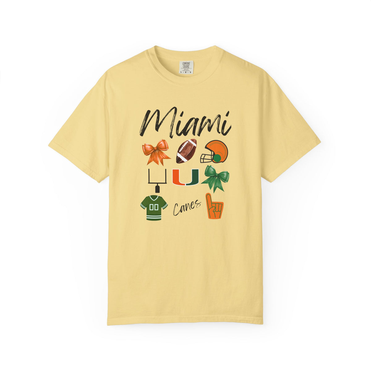 Miami Football Shirt | Gifts For Her | Hurricanes Apparel | Dolphins Fan | Gameday Outfit | Tailgate Party | Carson Beck | Florida | Canes