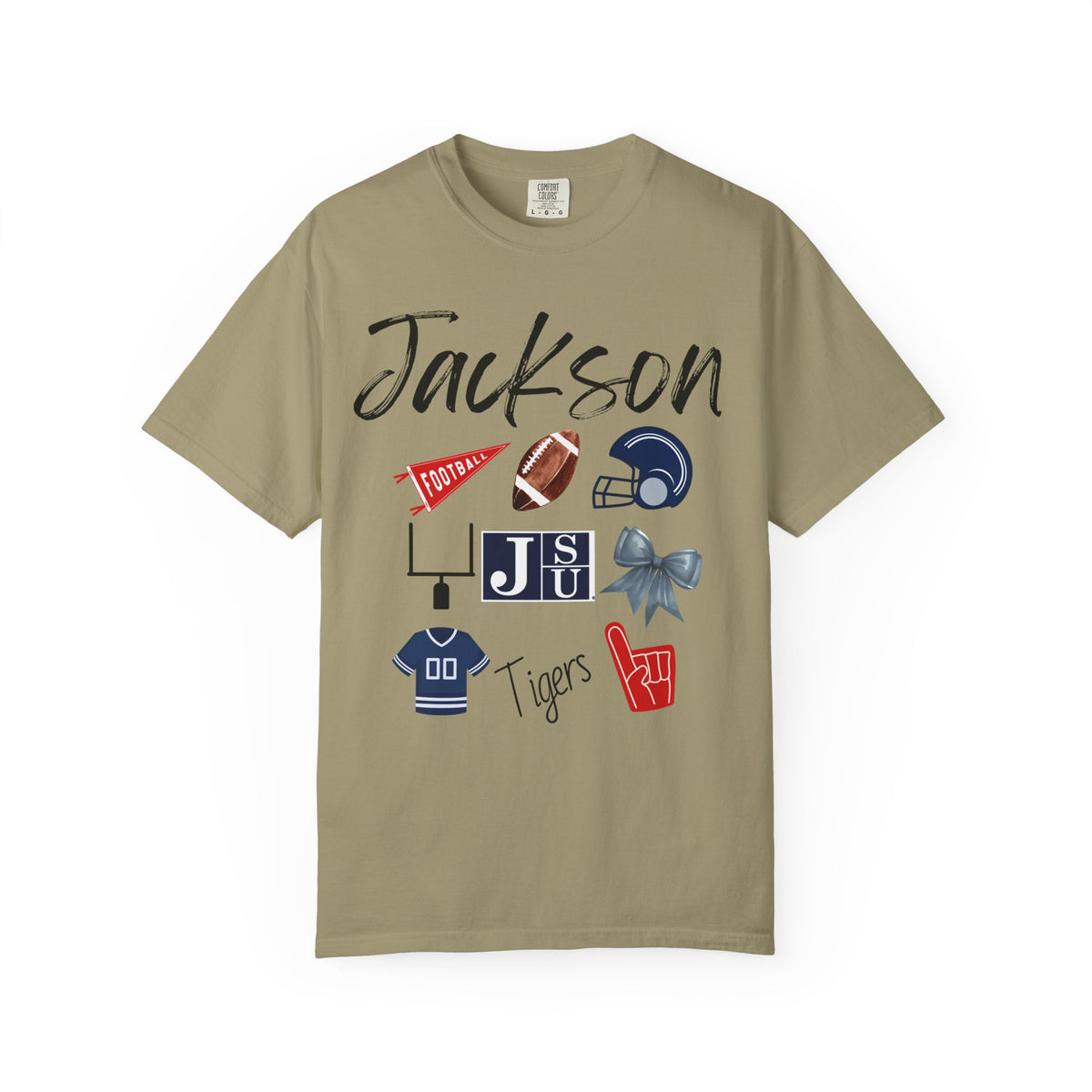 Jackson State University Football Shirt | Gifts For Her | Tiger Football | Homecoming | HBCU | Tailgate Party | HBCU Apparel | Sorority