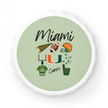 Miami Hurricanes Inspired Bottle Opener | Grill Set | Gift for Dad Grandpa Husband | Football | Man Cave | Kitchen Decor | Tailgate Party