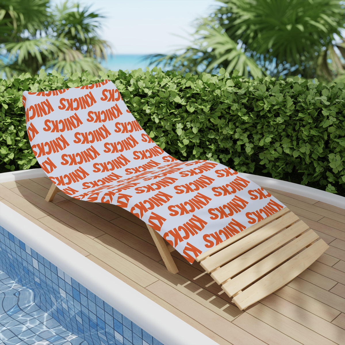 New York Knicks Beach Towel | NYC | Basketball | Yacht | Beach Essentials | NBA Apparel | Boat Tote | Poolside | Custom Gift for her