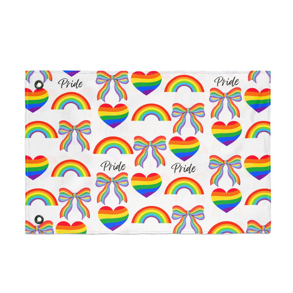Gay Pride Double Sided Flag | LGBT | Home Decor | Festive | Party Supplies | Queer | Love | Rainbow | Drag Show | Lesbian | Parade
