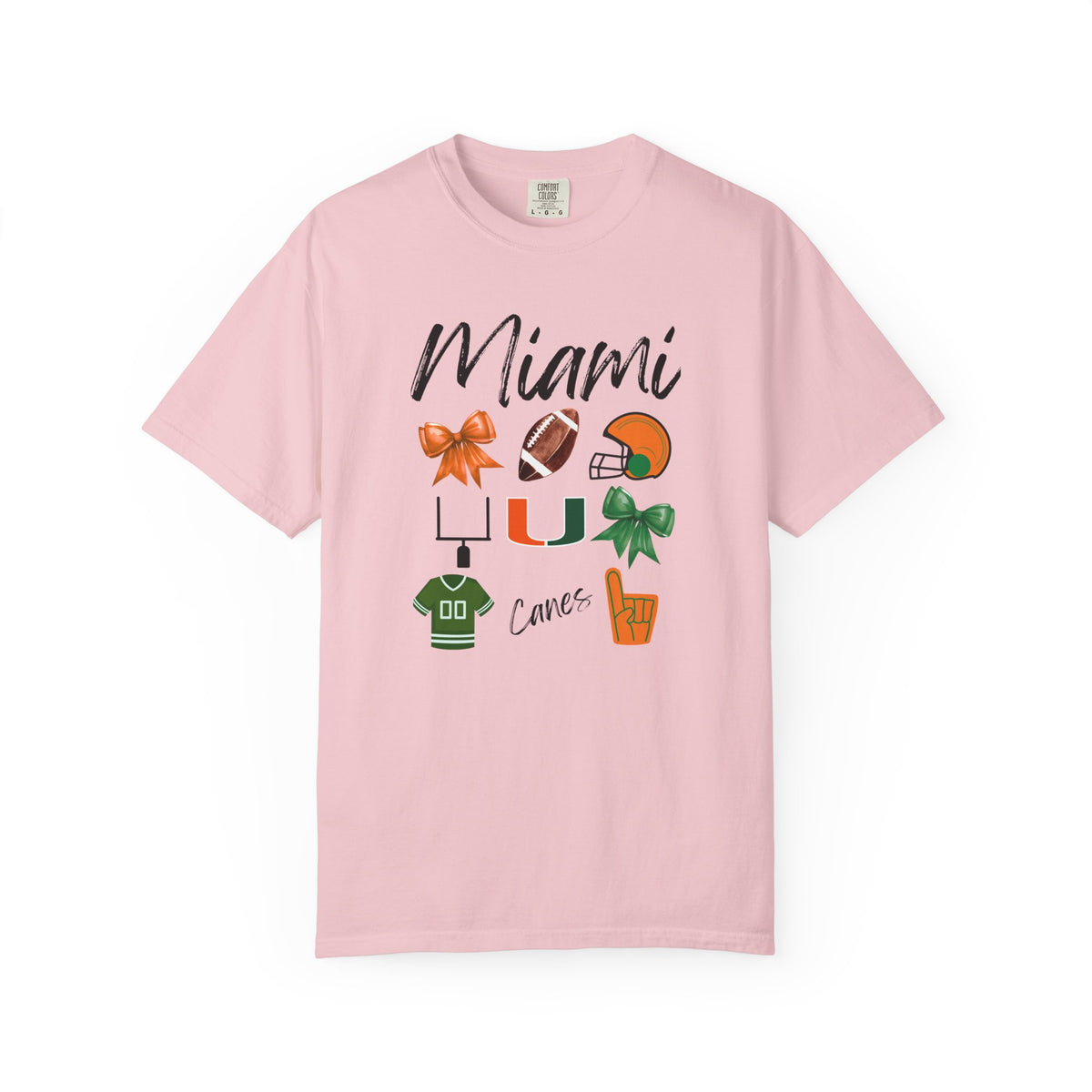 Miami Football Shirt | Gifts For Her | Hurricanes Apparel | Dolphins Fan | Gameday Outfit | Tailgate Party | Carson Beck | Florida | Canes