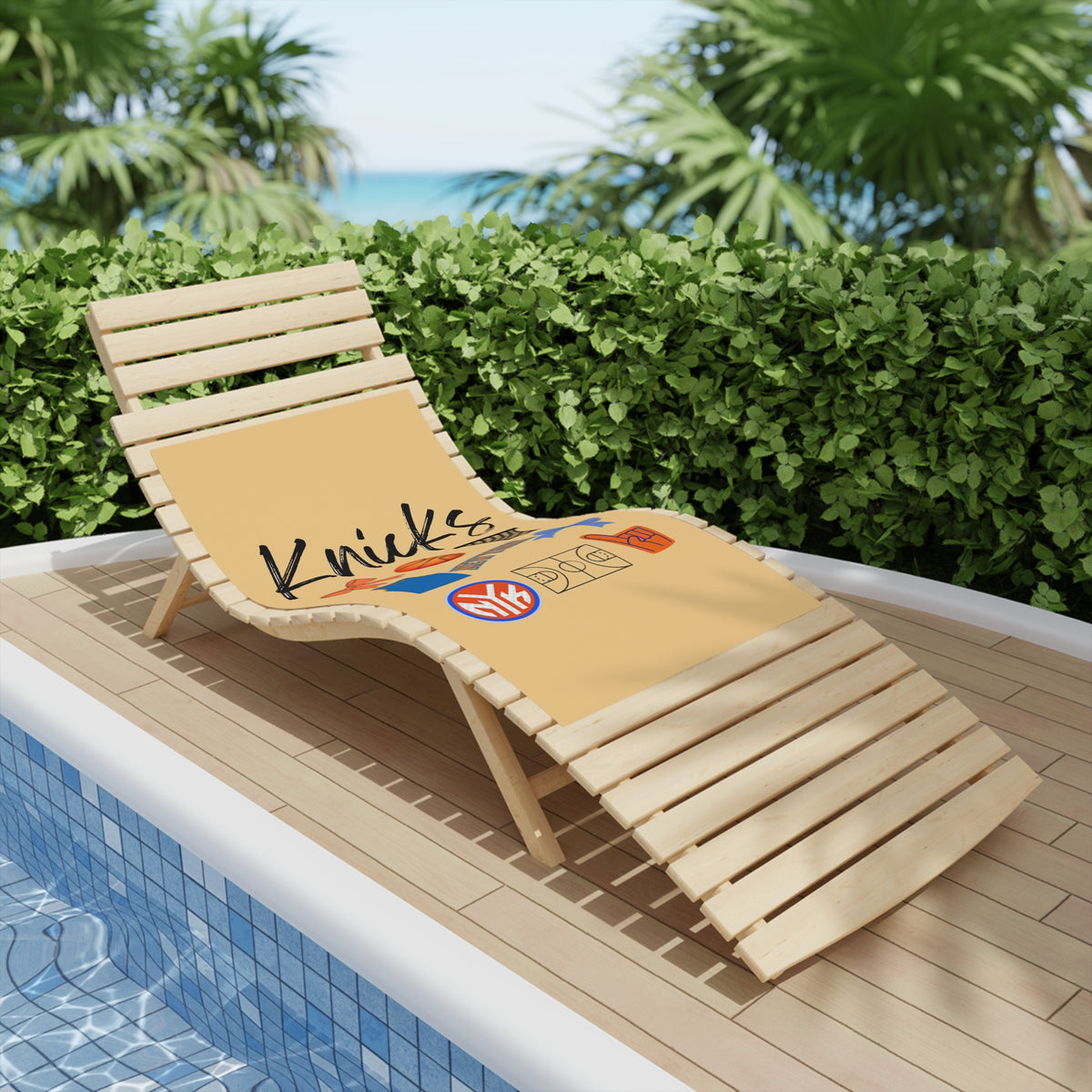 New York Knicks Beach Towel | NYC | Basketball | Yacht | Beach Essentials | NBA Apparel | Boat Tote | Poolside | Custom Gift | AAU Team