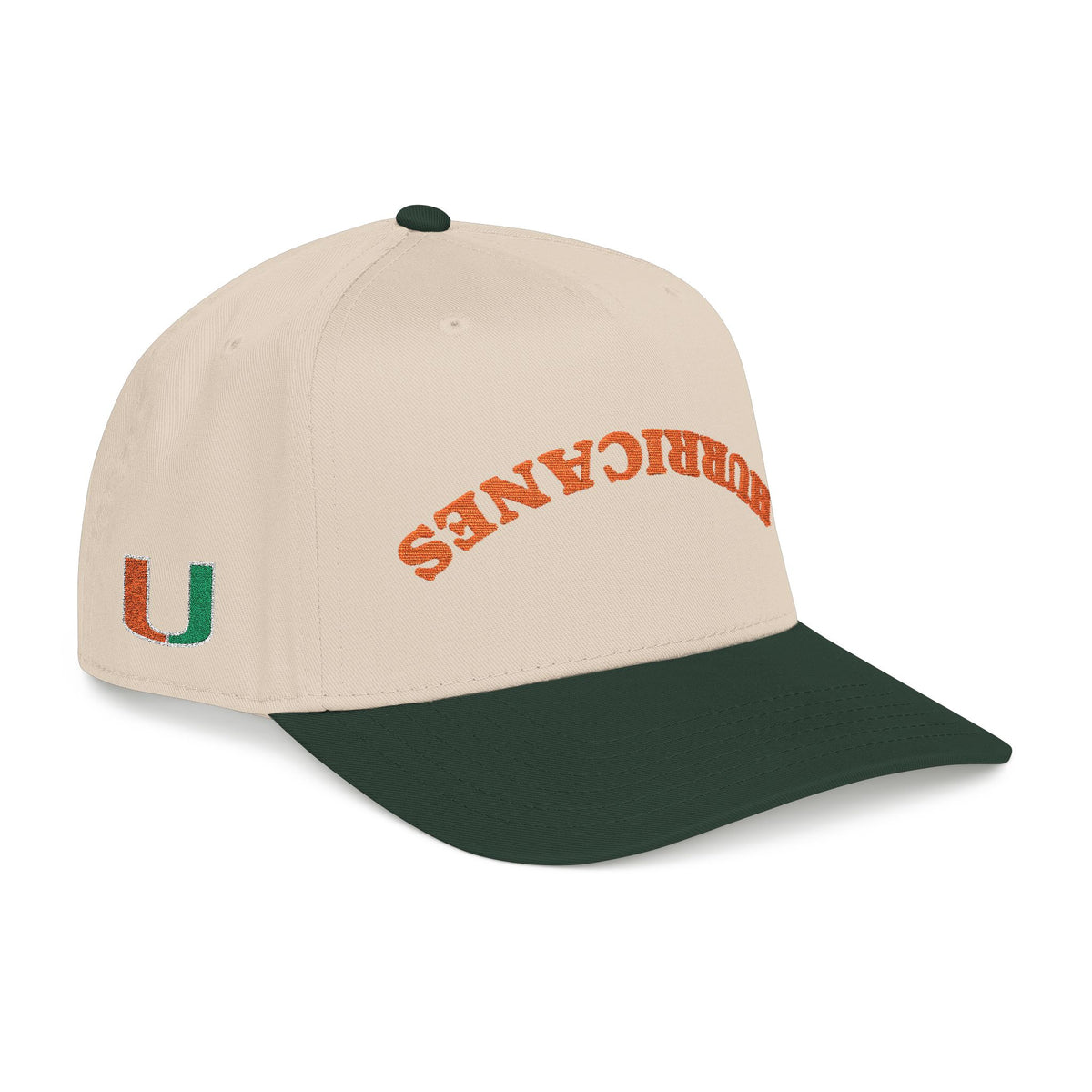 Miami Hurricanes Football Inspired Hat | Gameday Apparel | Graduation | Alumni | Tailgate Party | Gift for Him | Sports Fan | College