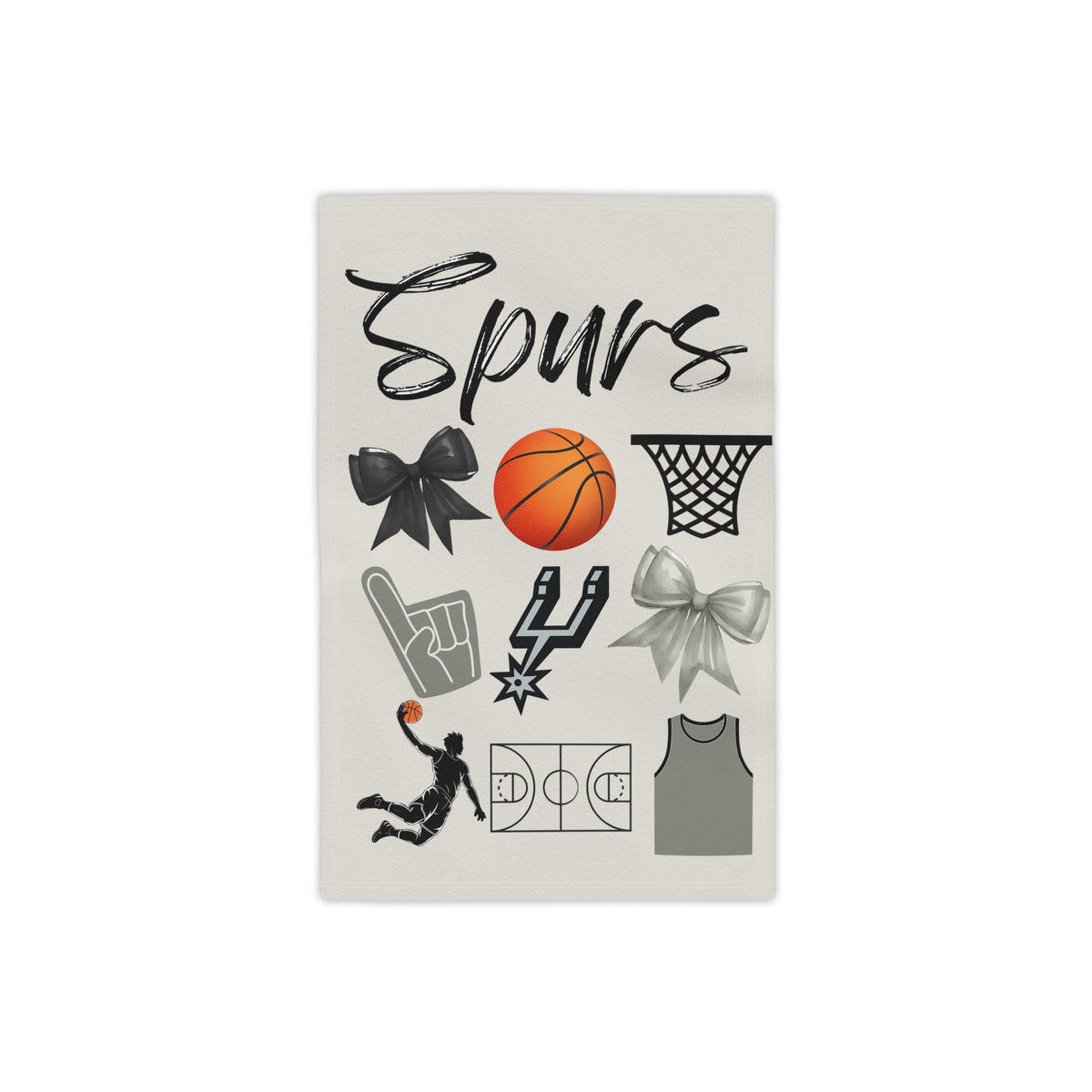 San Antonio Beach Towel | Basketball Fan | Yacht | Beach Essentials | NBA Apparel | Boat | Poolside | Custom Gift | AAU Team | Victor Wemby
