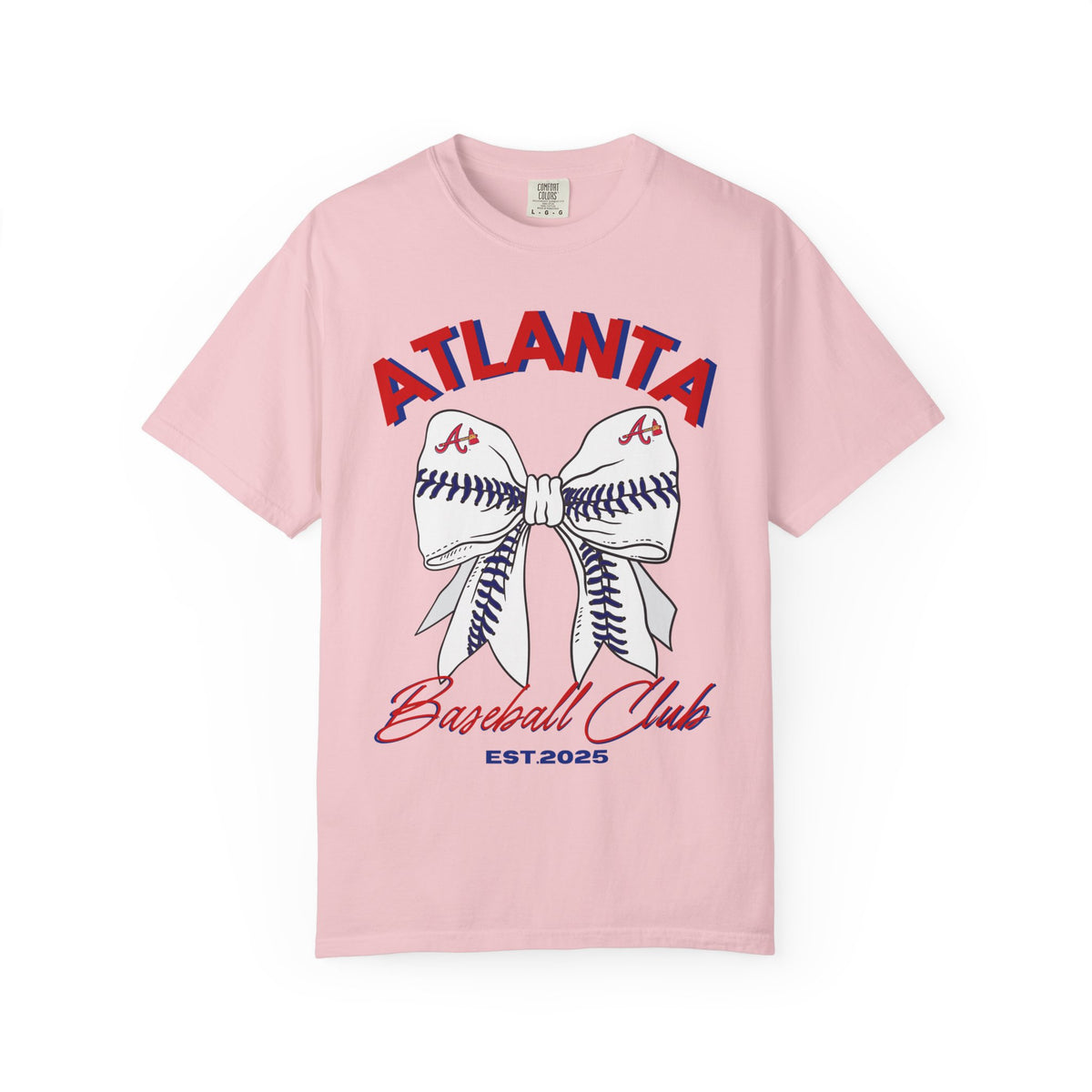 Atlanta Baseball Shirt | Baseball Bow Design | Tailgate Apparel | Braves Shirt | MLB | Game Day apparel | Ball Game | Sports Fan | Custom